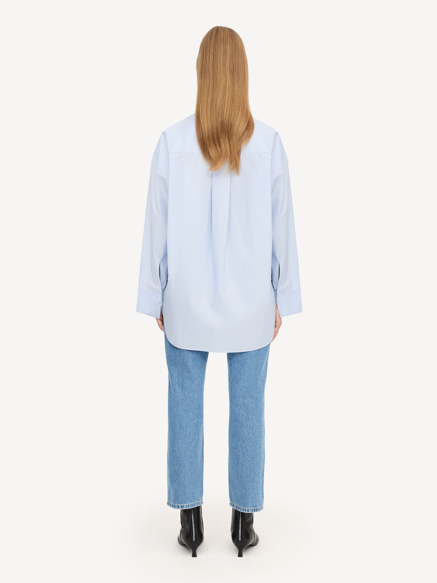 By Malene Birger Derris Organic Cotton Overhemd Blauw | BE_BB27664