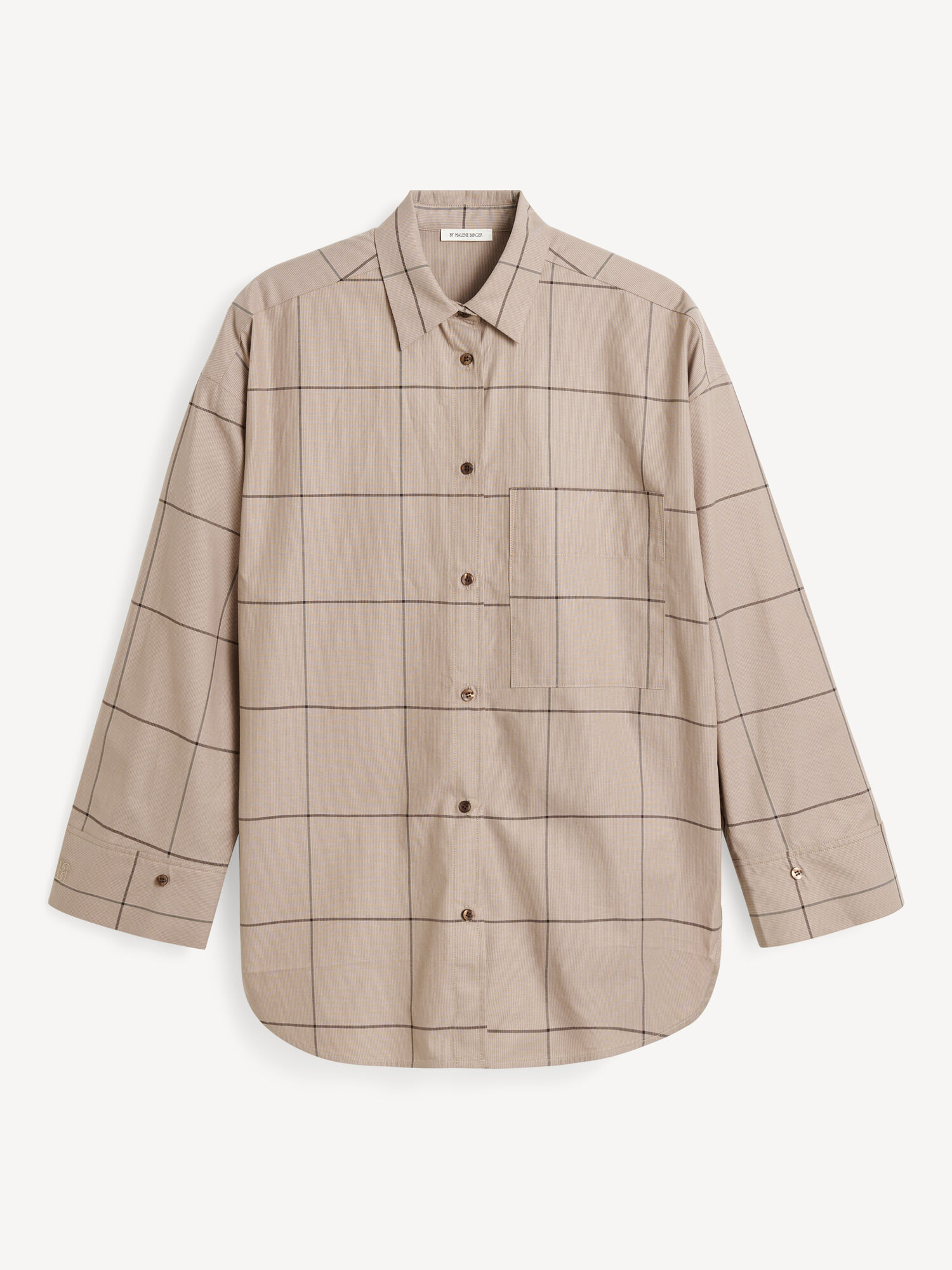 By Malene Birger Derris Organic Cotton Overhemd Autumn check | BE_BB51403