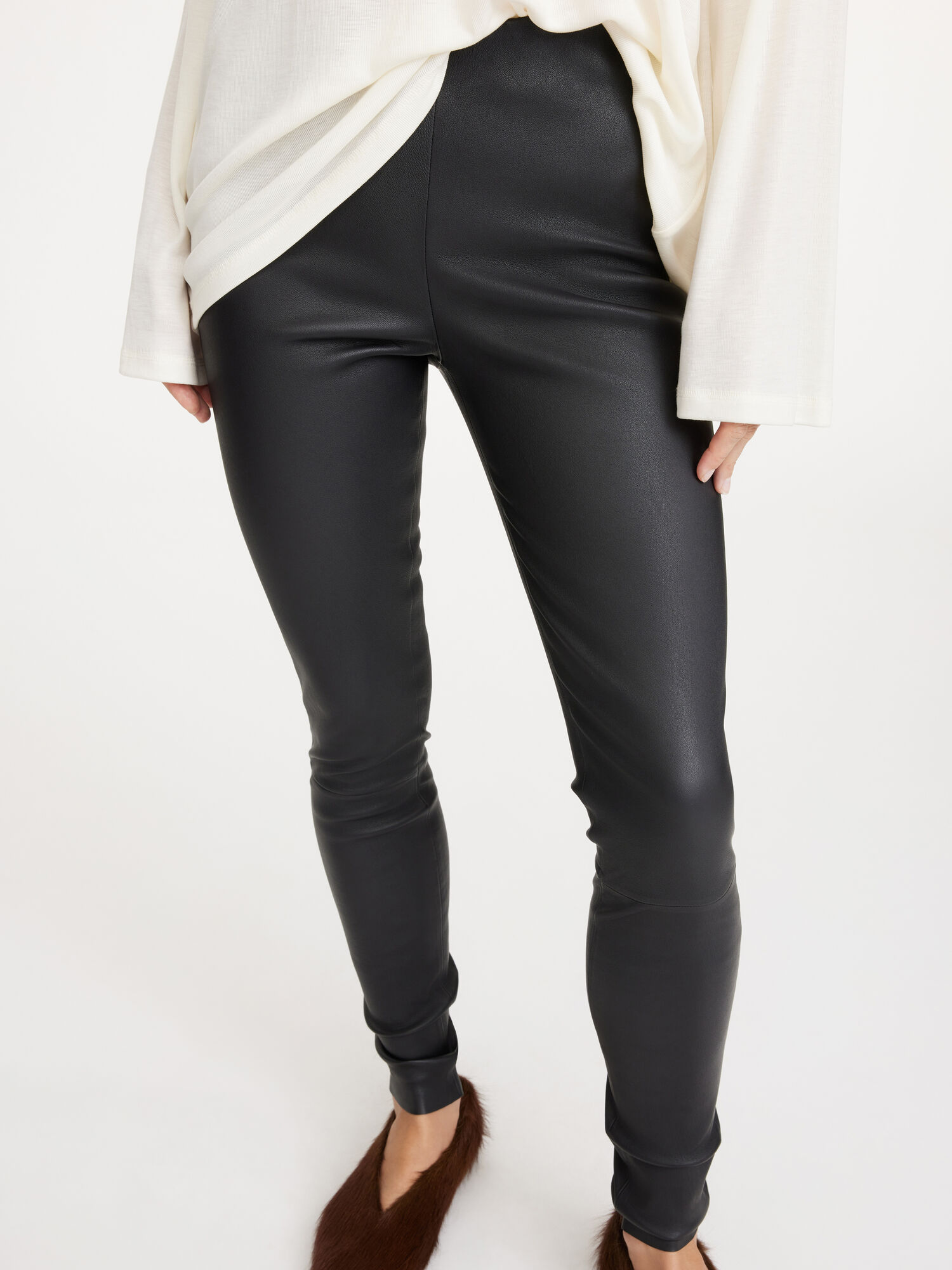 By Malene Birger Elenasoo Leggings Broek Zwart | BE_BB25490