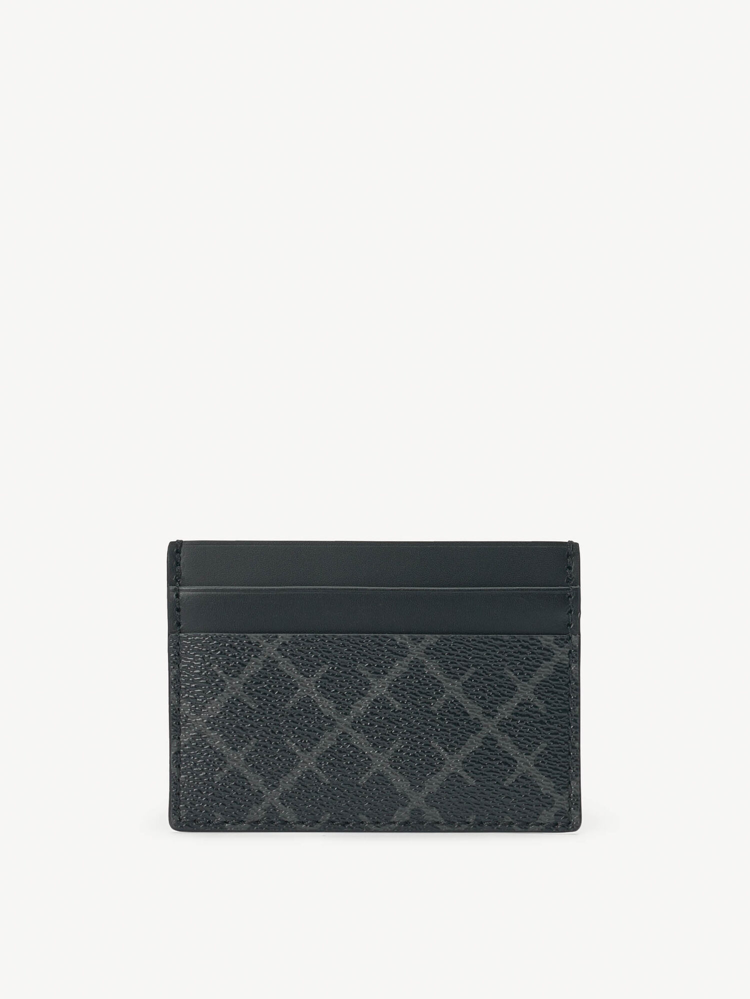 By Malene Birger Elia Printed Cardholder Portemonnees & Kaarthouders Charcoal | BE_BB91225