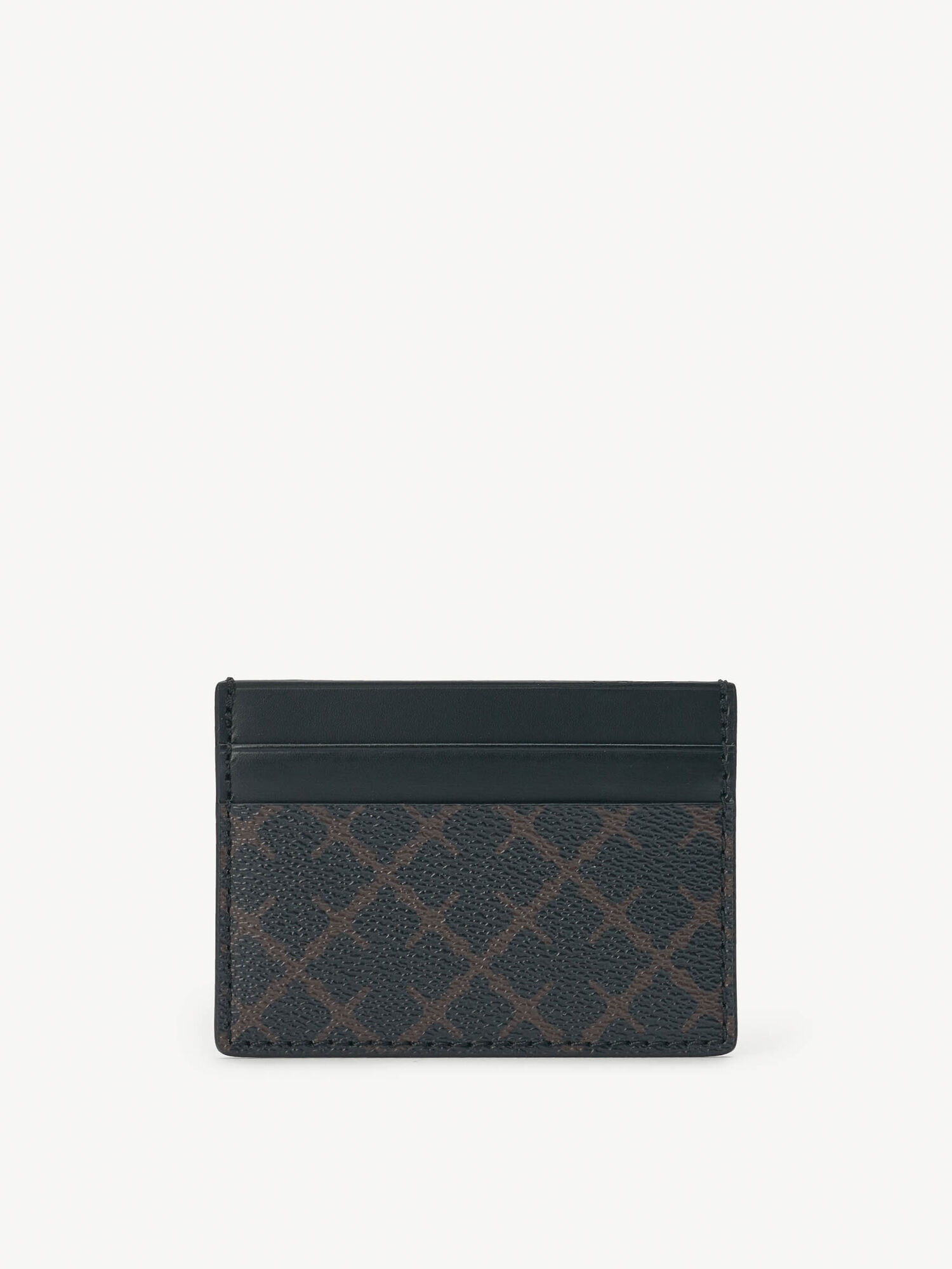 By Malene Birger Elia Printed Cardholder Portemonnees & Kaarthouders Donker | BE_BB95396