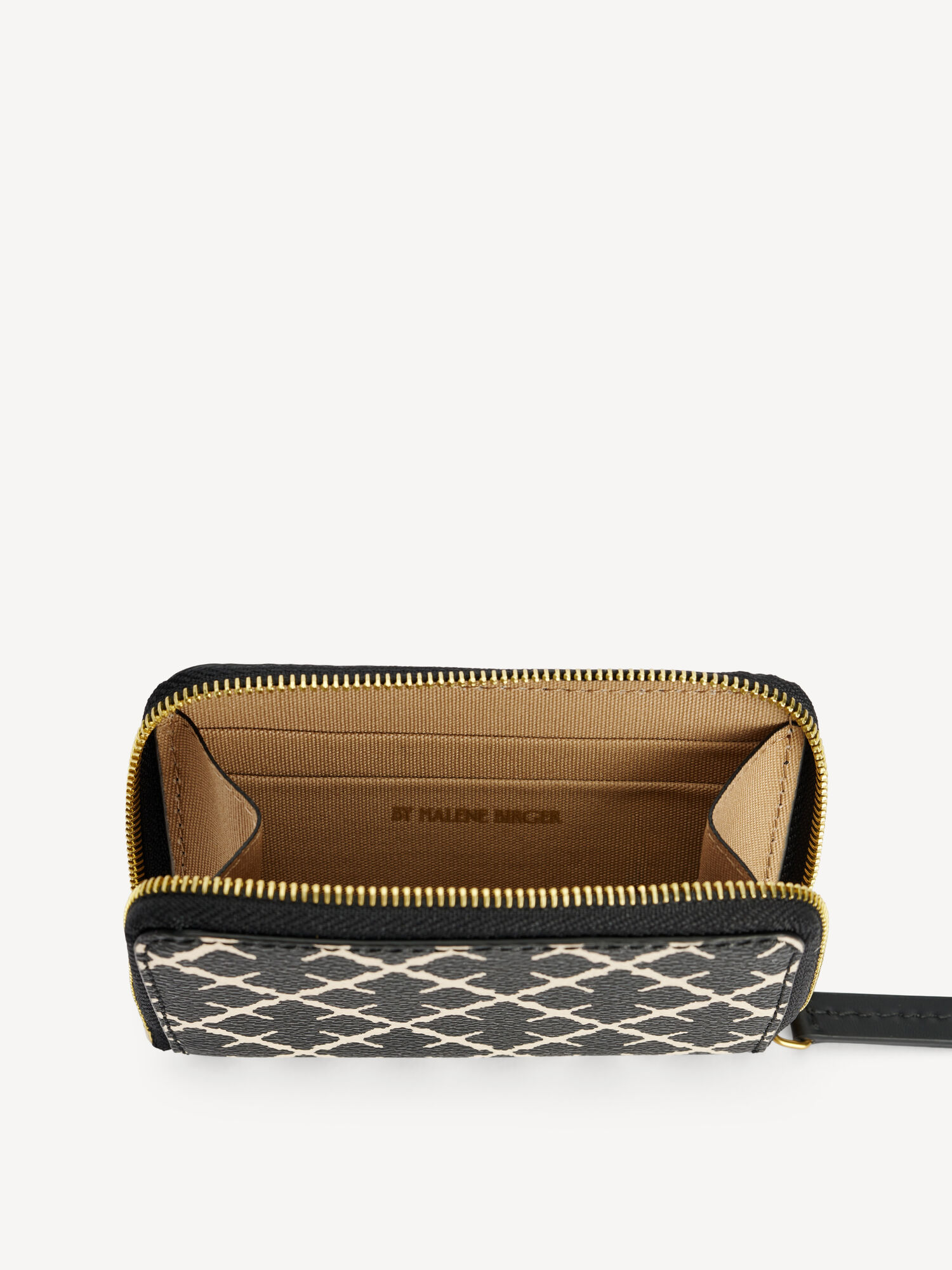 By Malene Birger Elia Printed Coin Purse Portemonnees & Kaarthouders Zwart | BE_BB24797