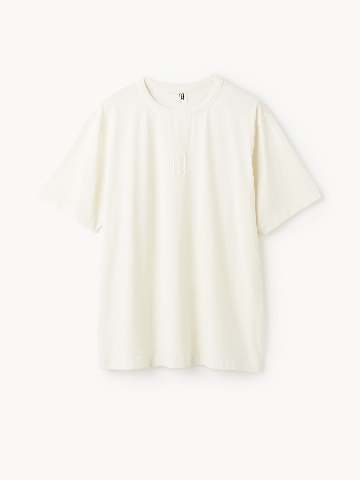 By Malene Birger Fayeh Organic Cotton T-shirt Topjes Wit | BE_BB79725