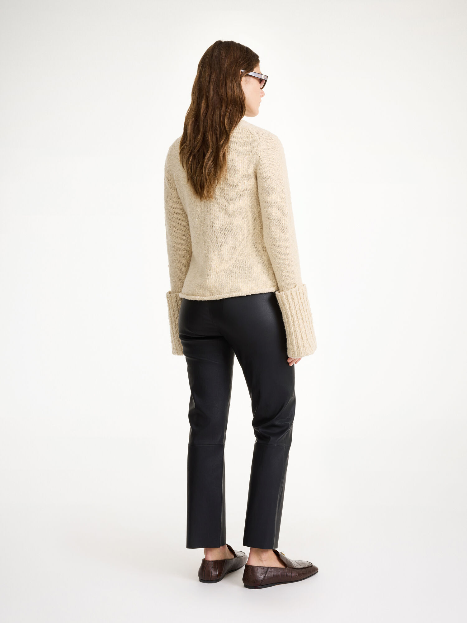 By Malene Birger Florentina Leather Broek Zwart | BE_BB13948