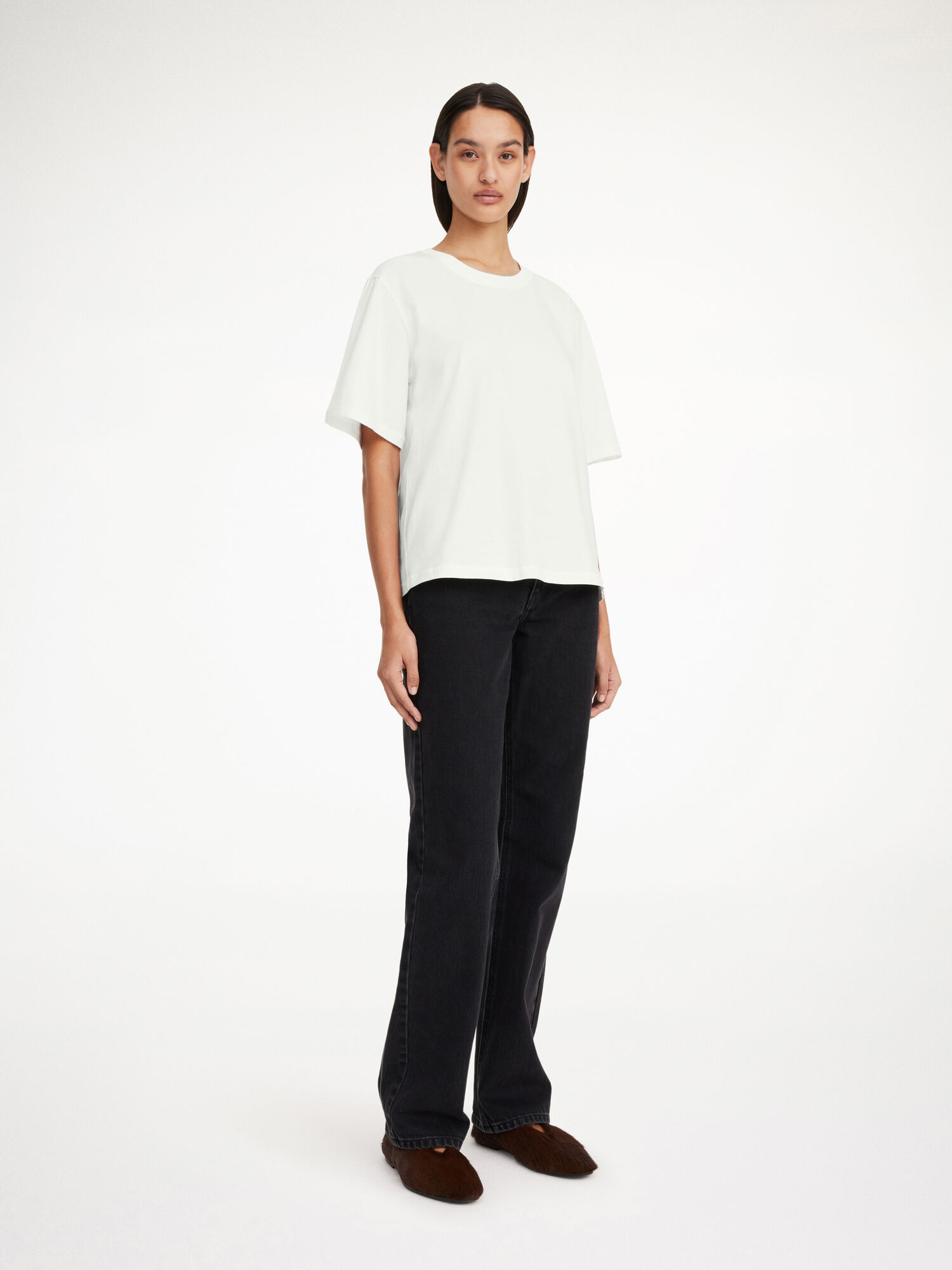 By Malene Birger Hedil T-shirt Topjes Wit | BE_BB56207