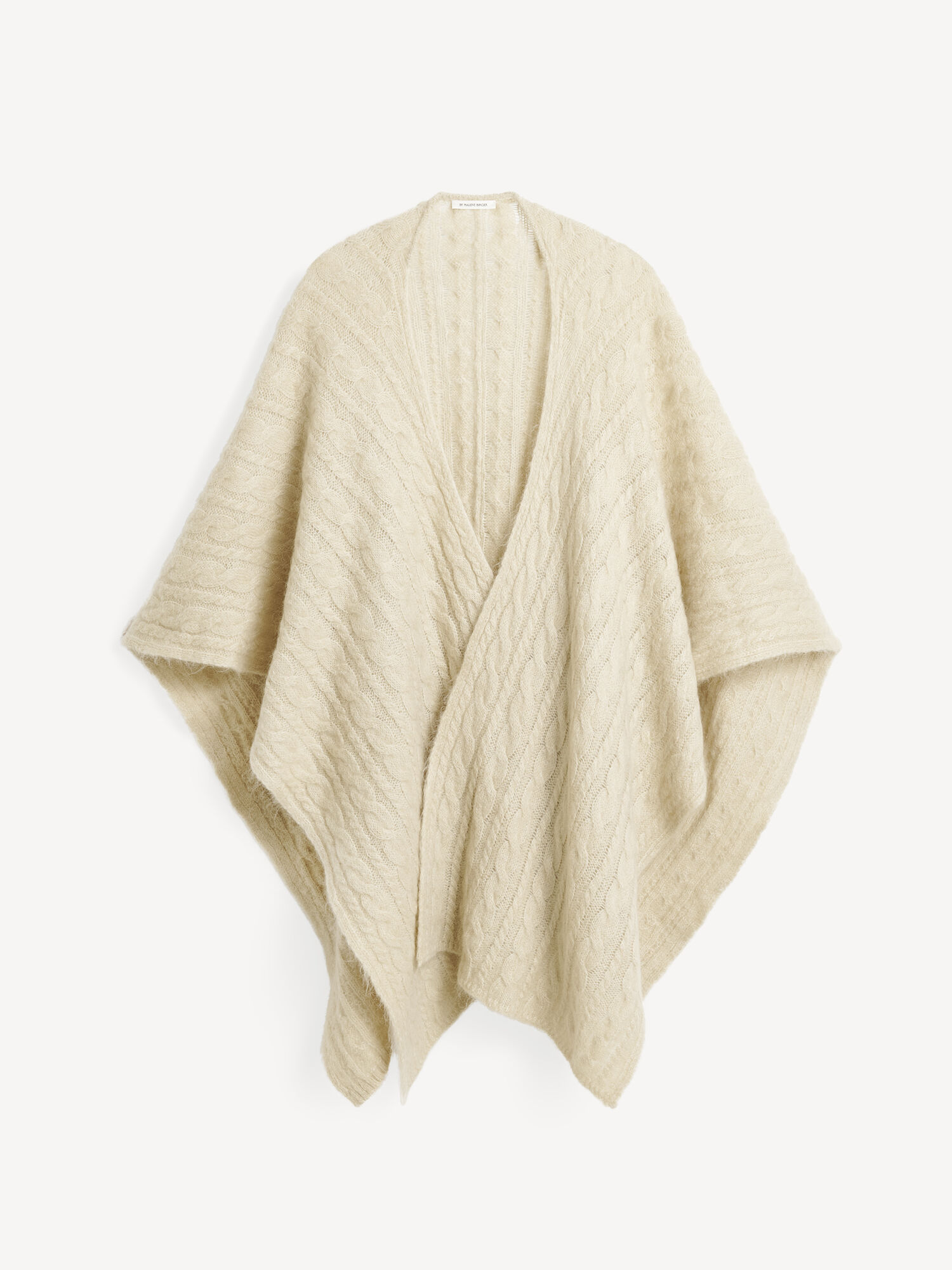 By Malene Birger Kassillas Wool-blend Poncho Gebreide Kleding Oyster Gray | BE_BB27065