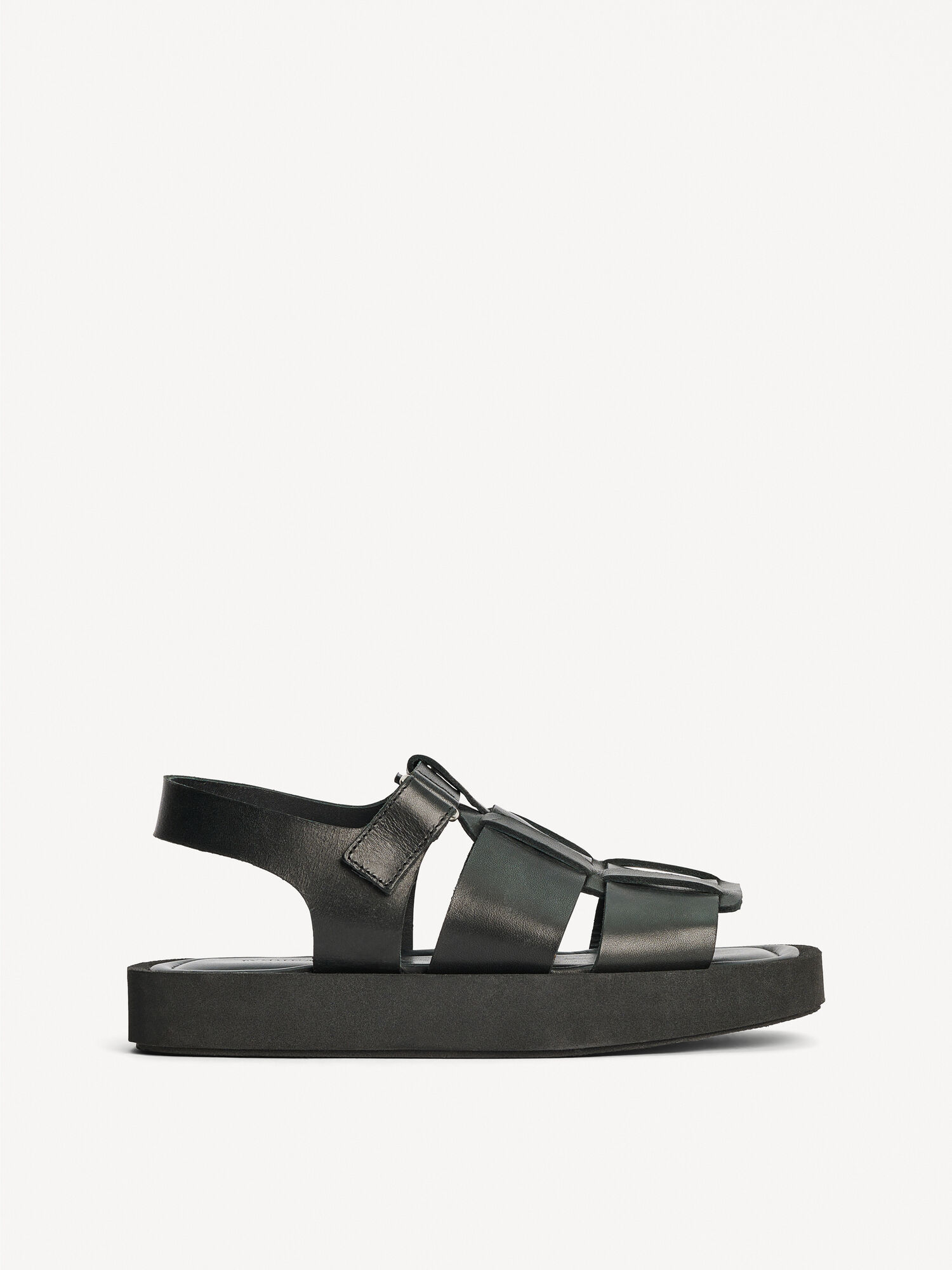 By Malene Birger Kleva Leather Sandals Schoenen Zwart | BE_BB86570