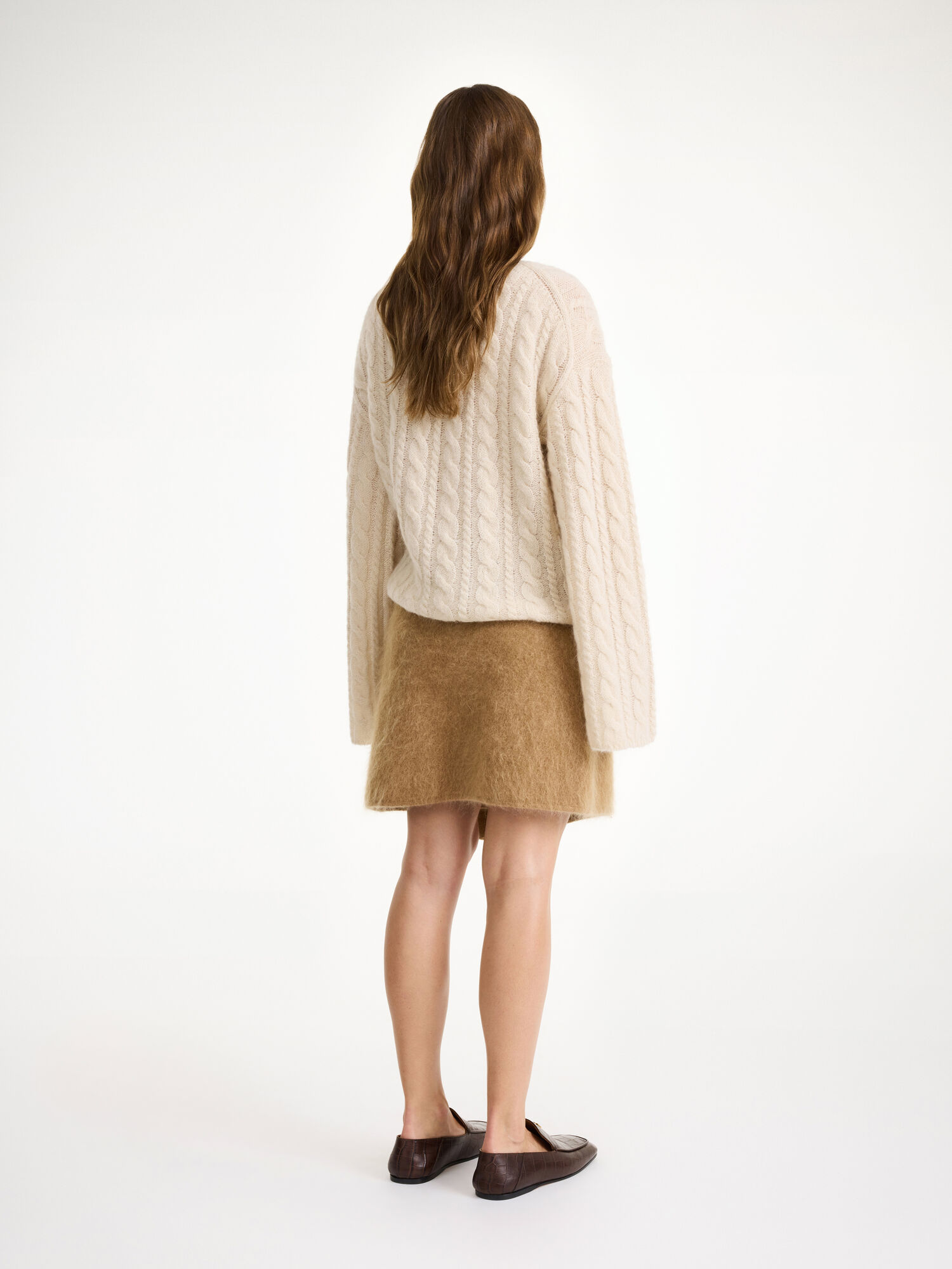 By Malene Birger Krissah Mini Skirt Gebreide Kleding Bruin | BE_BB67425