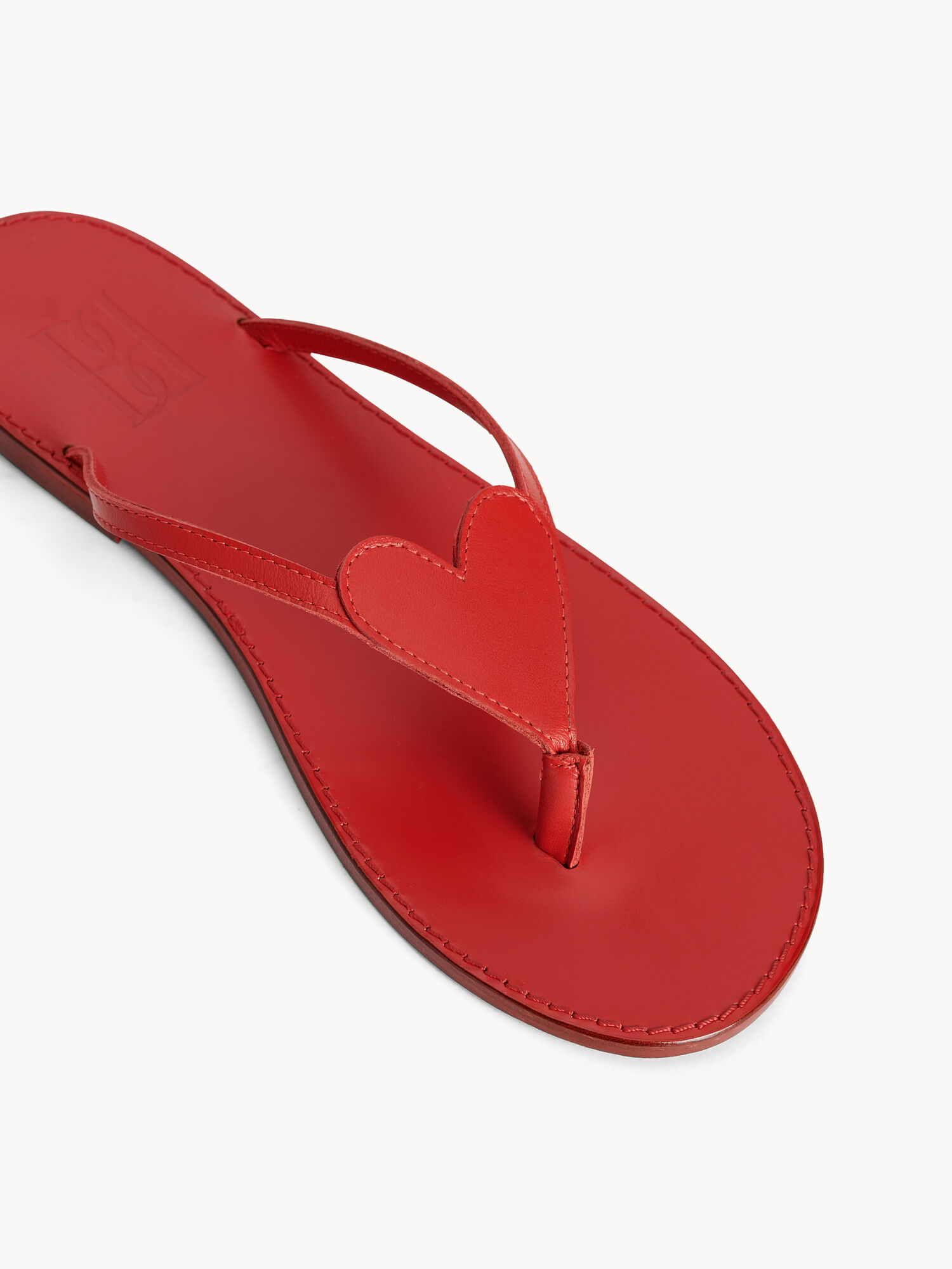 By Malene Birger Ladina Leather Sandals Schoenen Rood | BE_BB69239