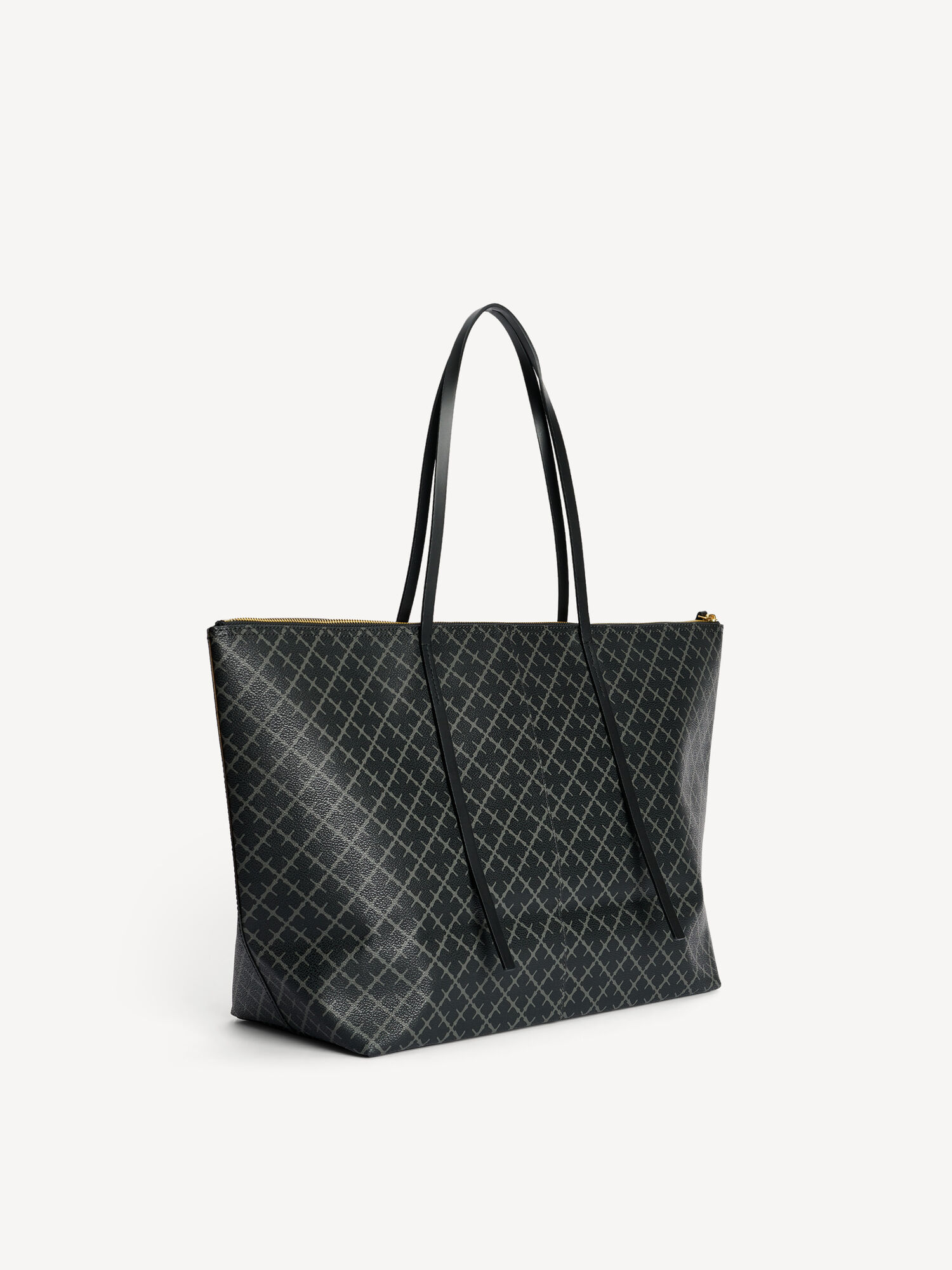 By Malene Birger Luze Tote Tassen Charcoal | BE_BB48034