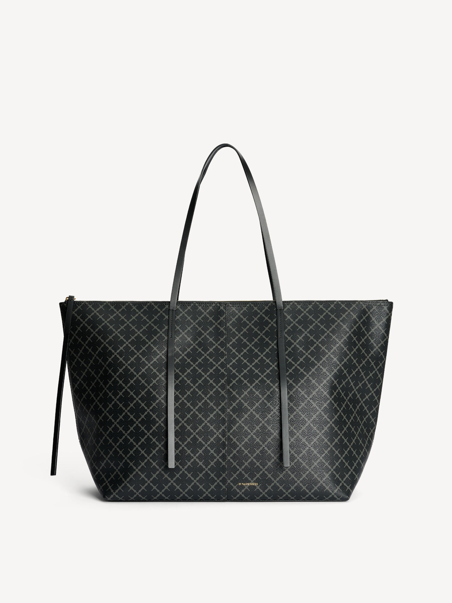 By Malene Birger Luze Tote Tassen Charcoal | BE_BB48034