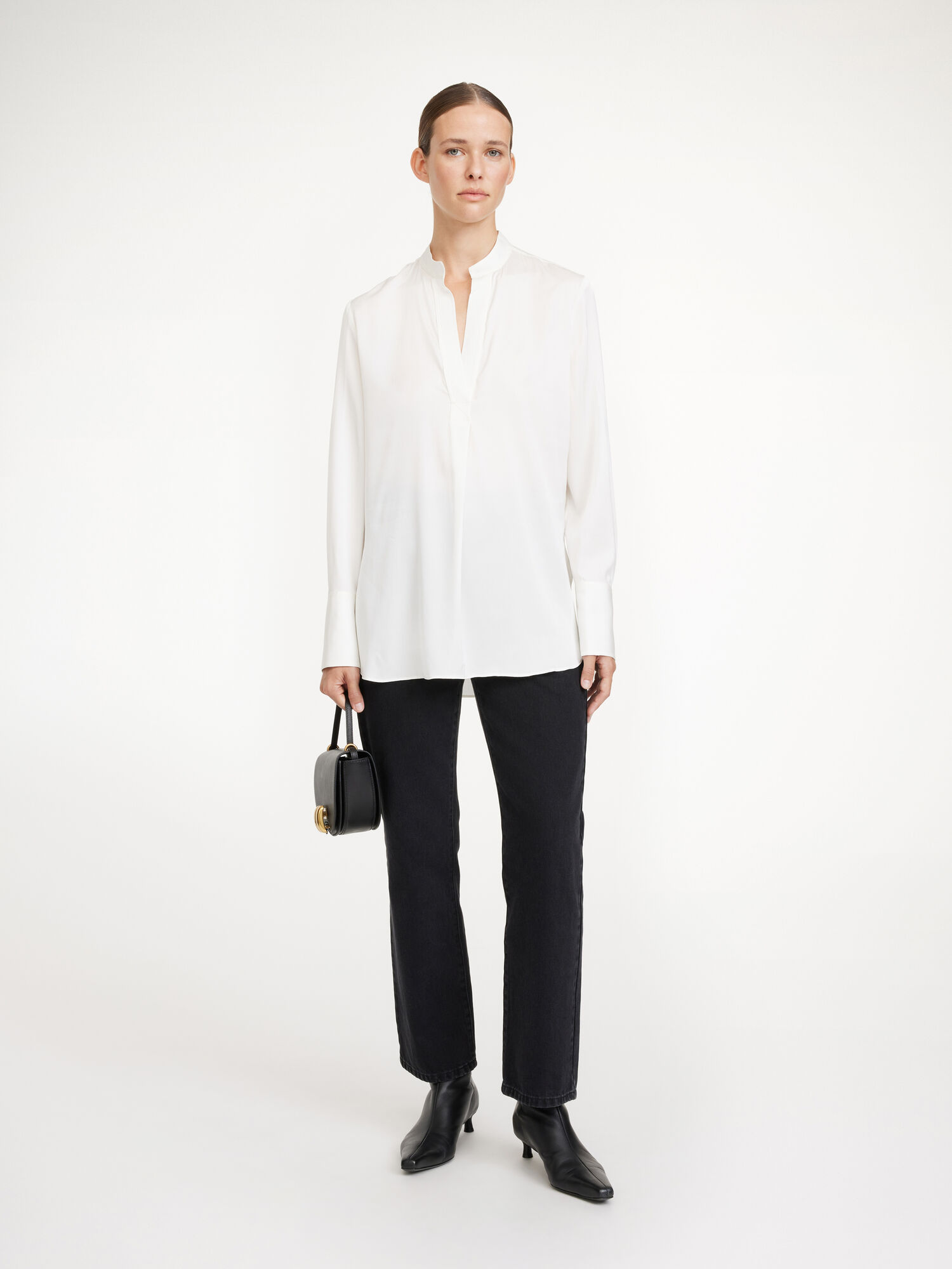 By Malene Birger Mabillon Silk Overhemd Wit | BE_BB94637