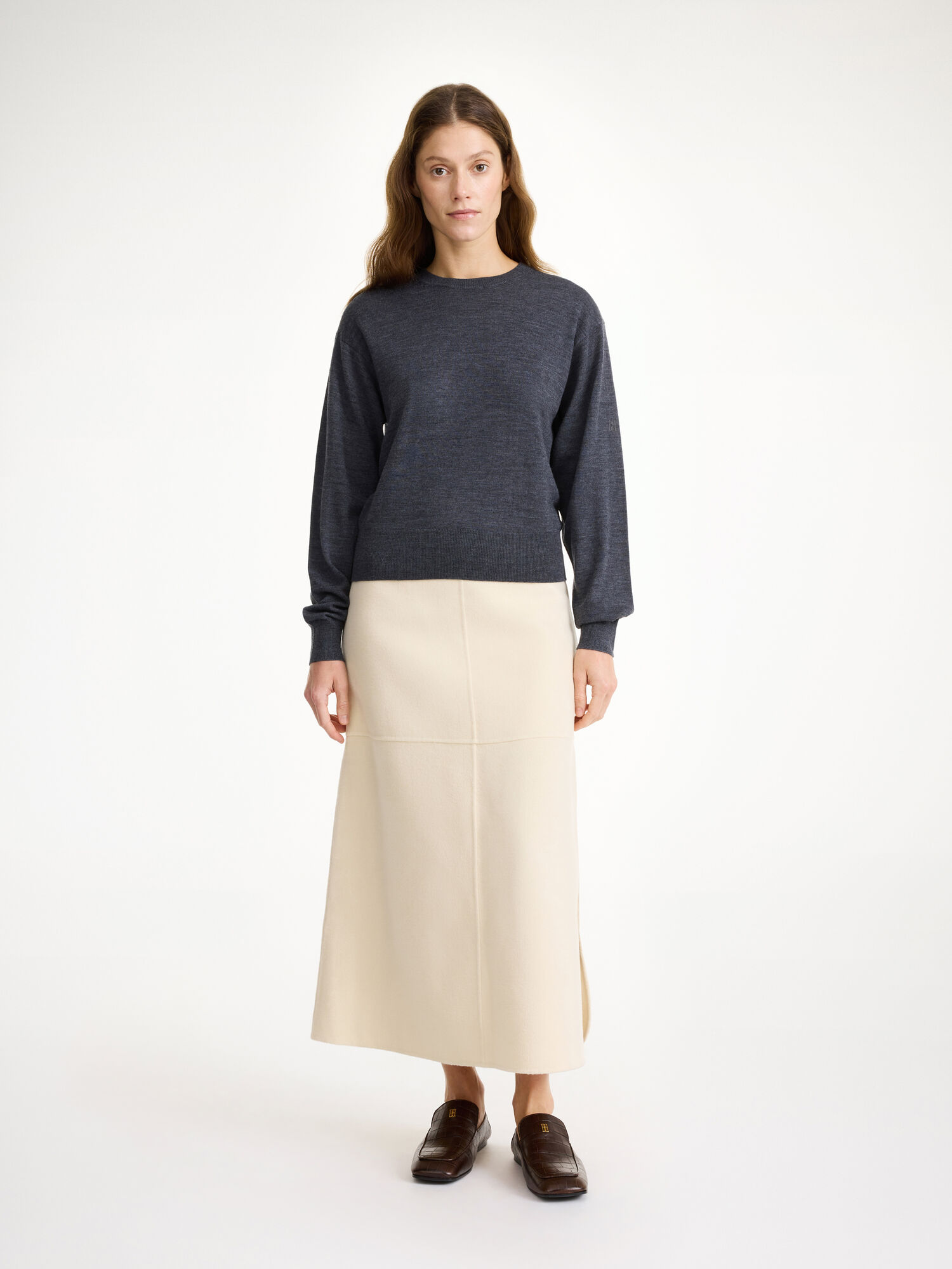 By Malene Birger Mantea Merino Wool Sweater Gebreide Kleding Grijs | BE_BB15798