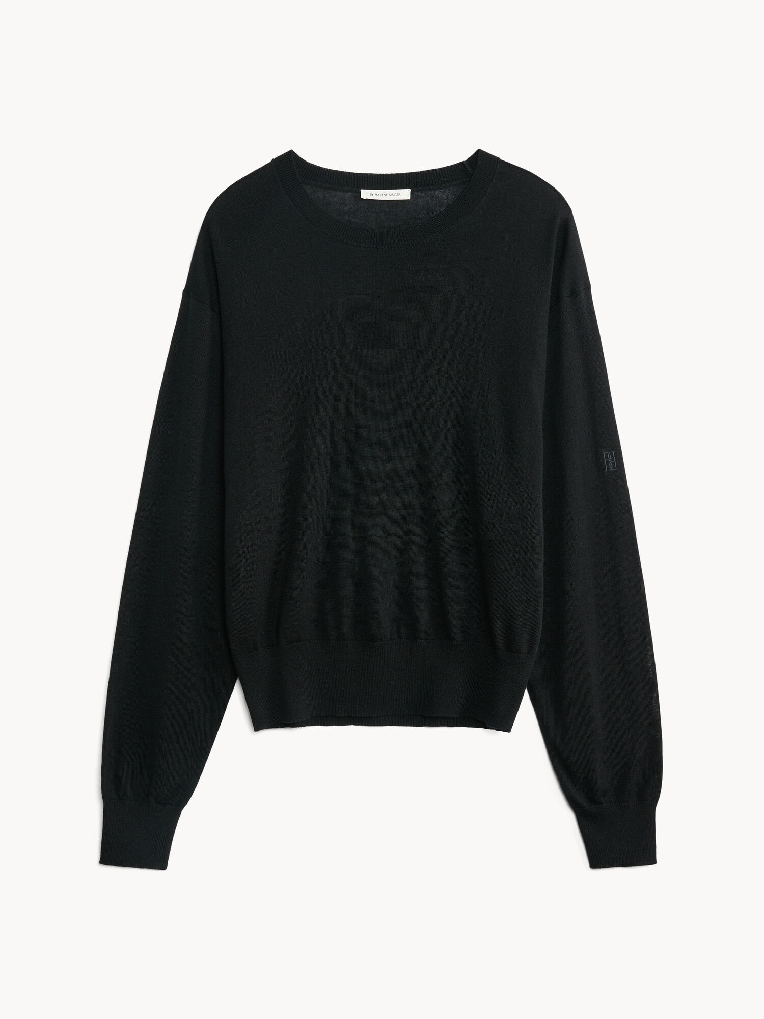 By Malene Birger Mantea Wool-blend Sweater Gebreide Kleding Zwart | BE_BB51395