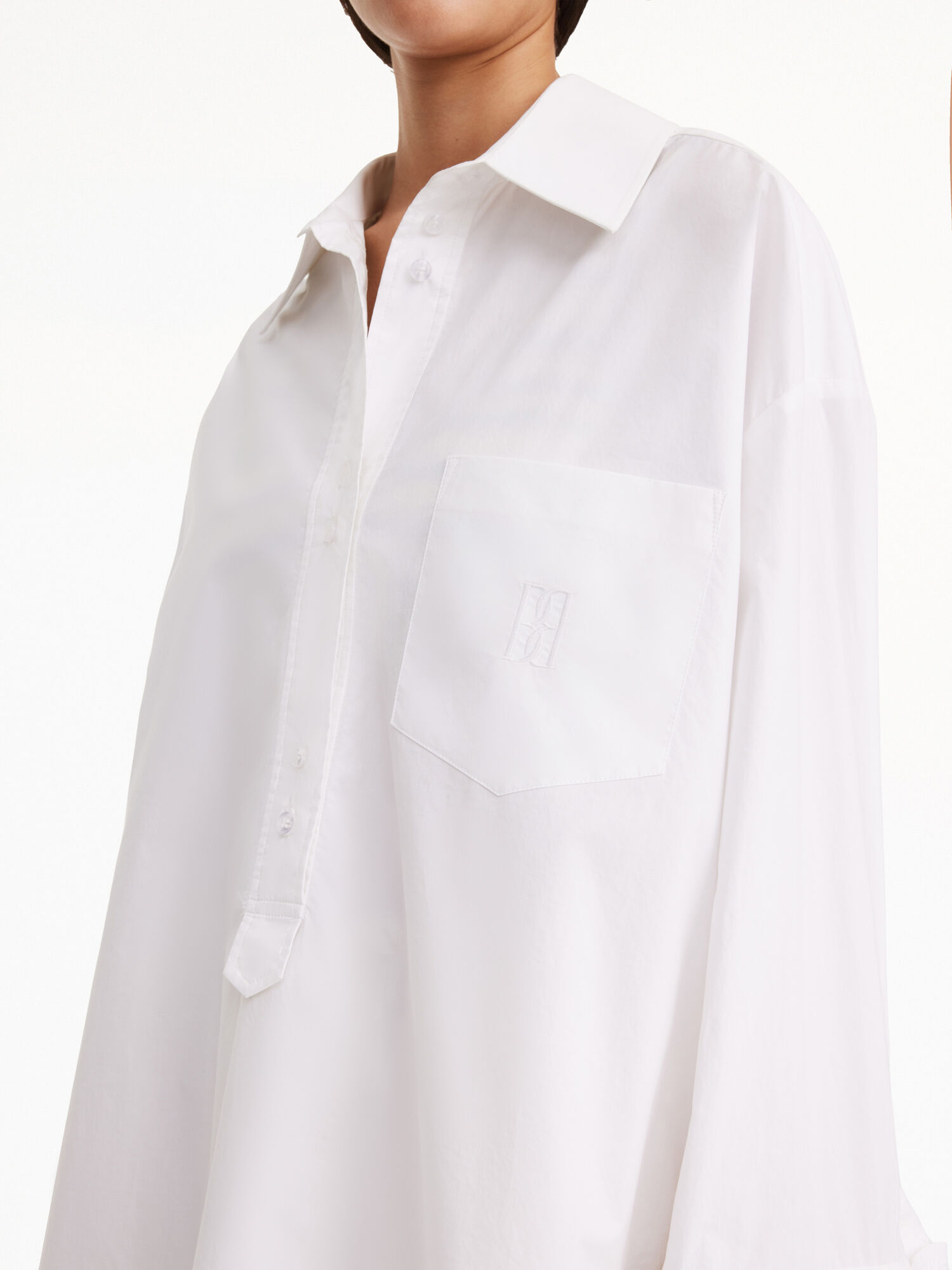 By Malene Birger Maye Organic Cotton Overhemd Wit | BE_BB10100