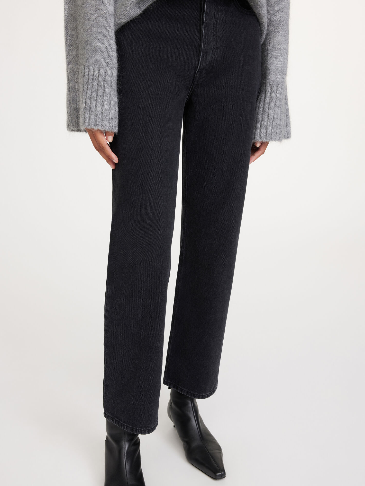 By Malene Birger Milium Organic Cotton Broek Zwart | BE_BB21818