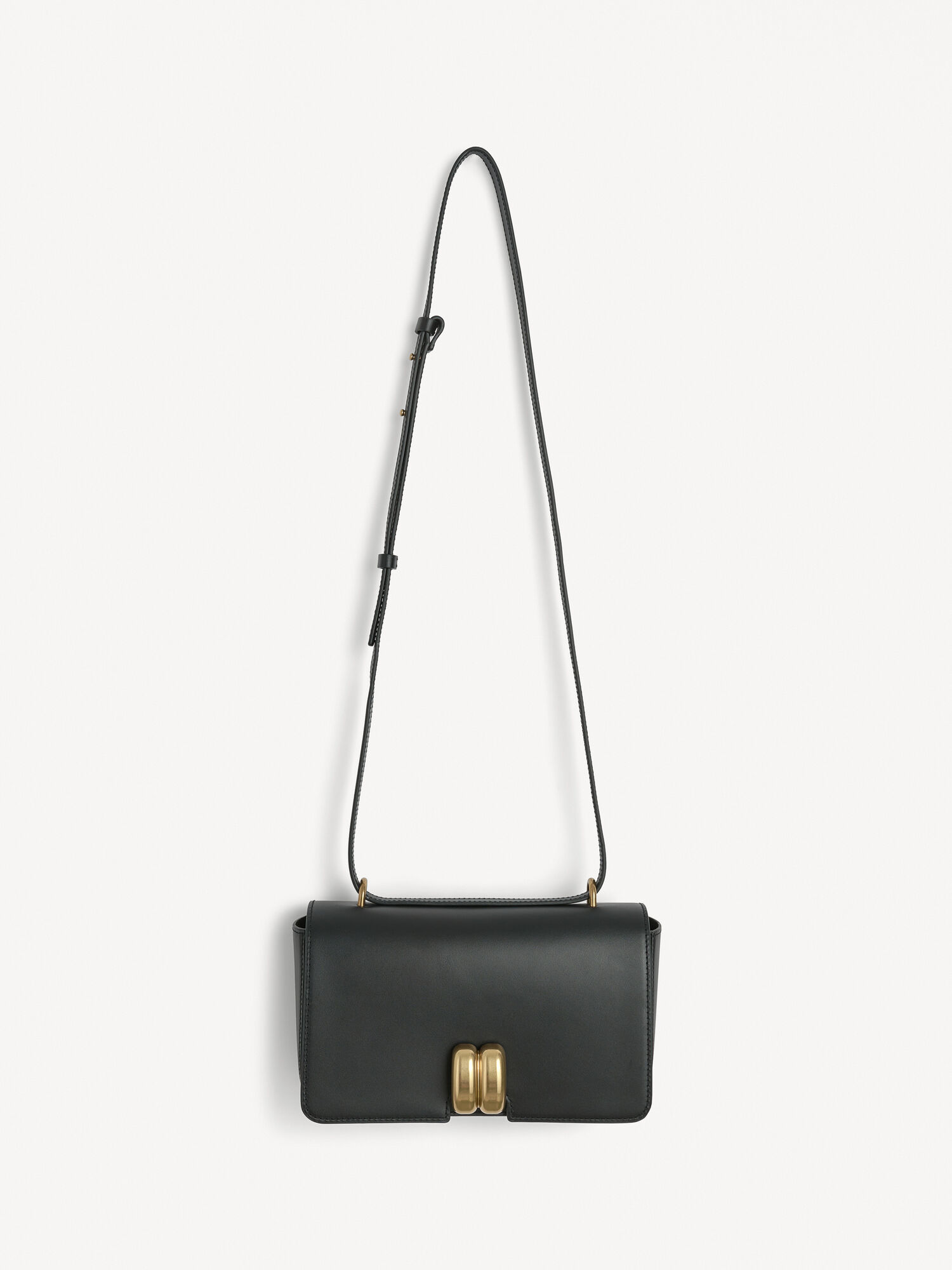 By Malene Birger Noval Leather Shoulder Tassen Zwart | BE_BB29056