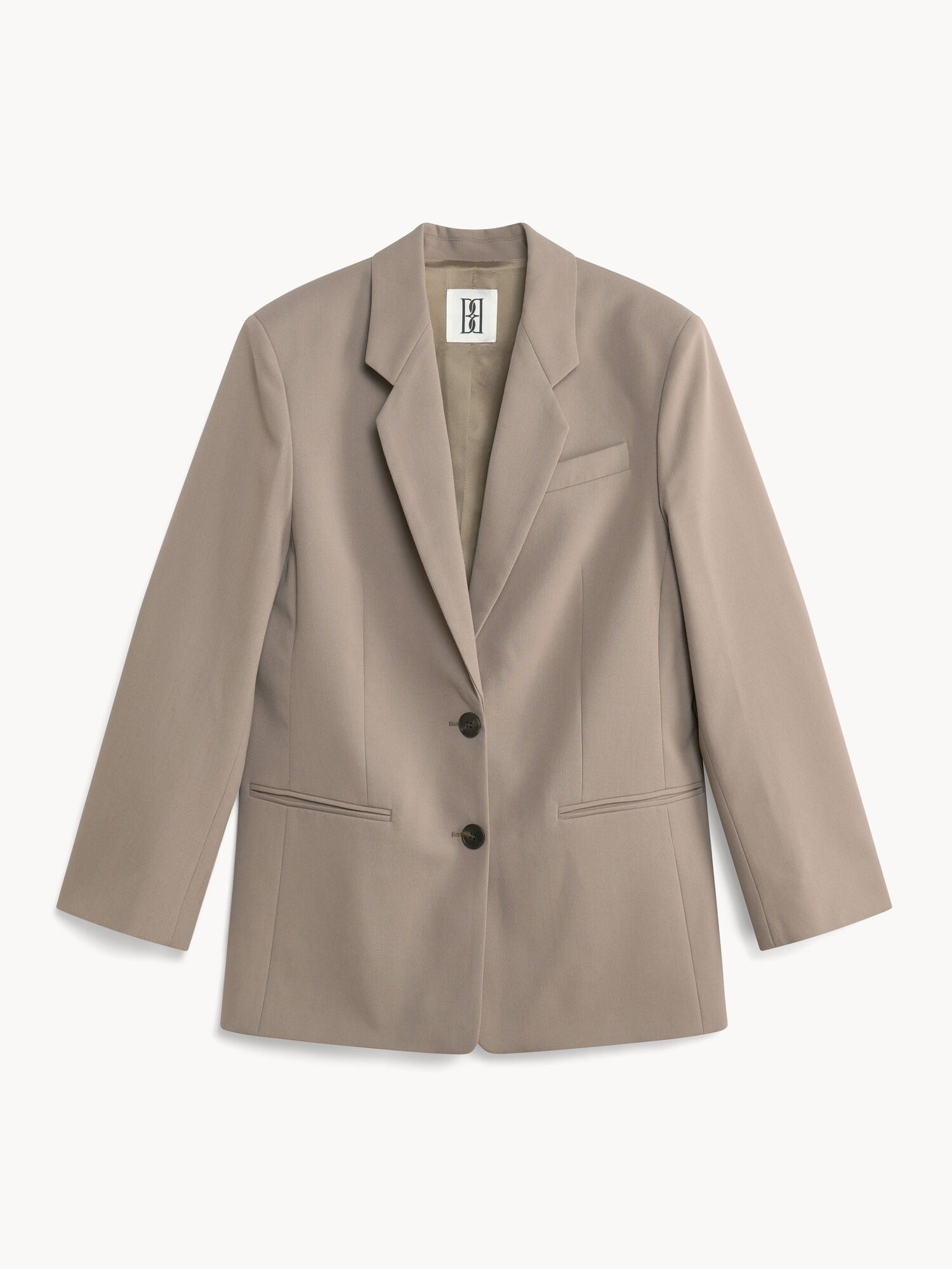 By Malene Birger Ophie Single-breasted Blazer Shitake | BE_BB98543