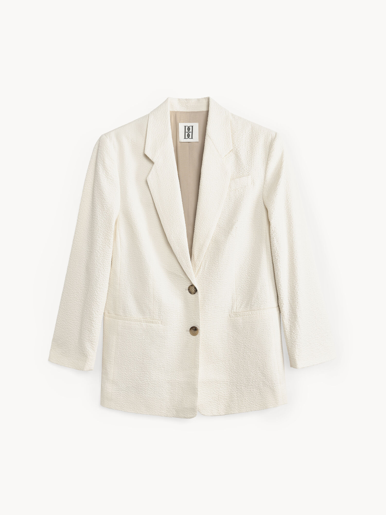 By Malene Birger Ophie Single-breasted Blazer Wit | BE_BB91958