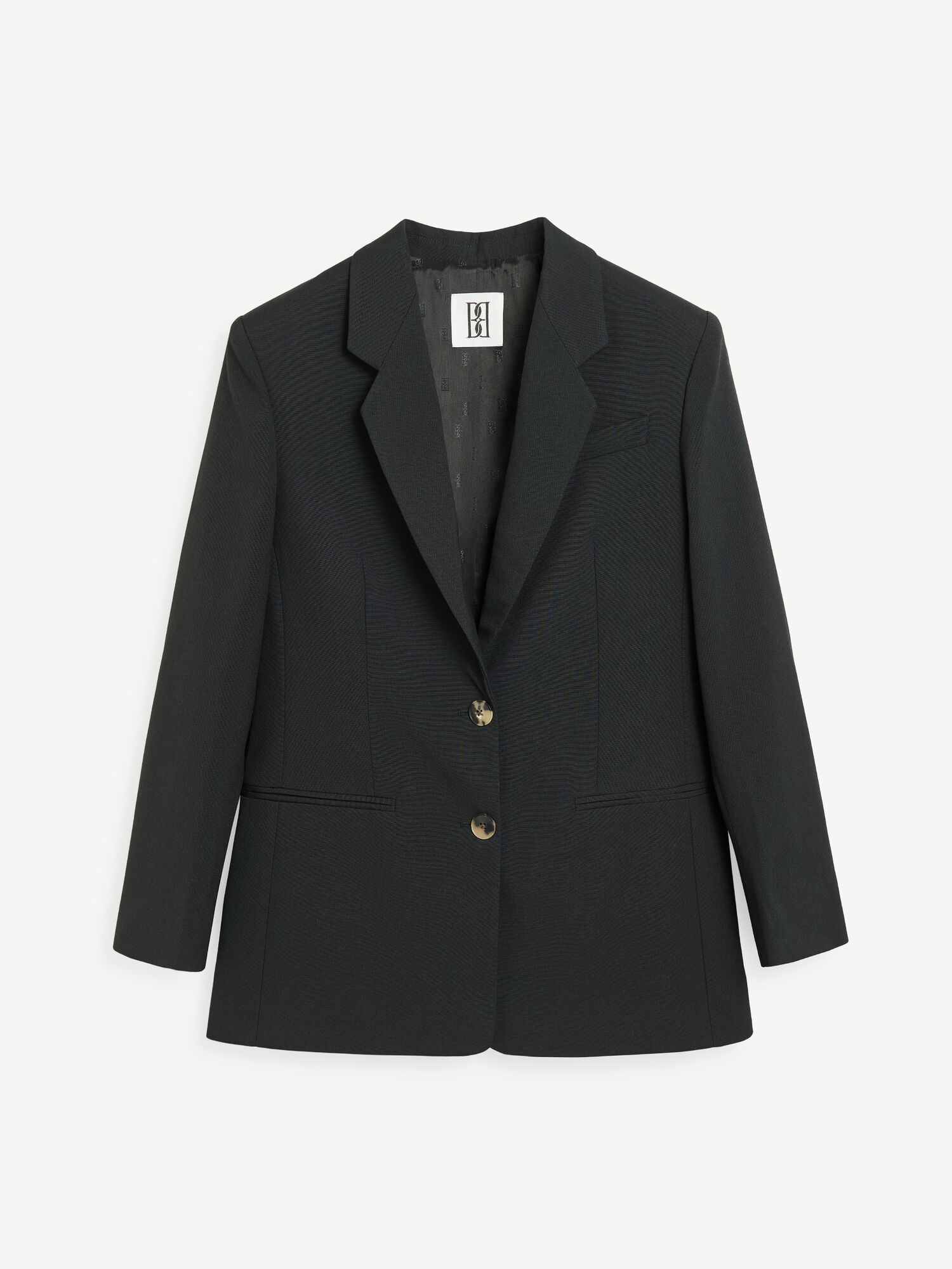 By Malene Birger Ophie Single-breasted Blazer Zwart | BE_BB57265