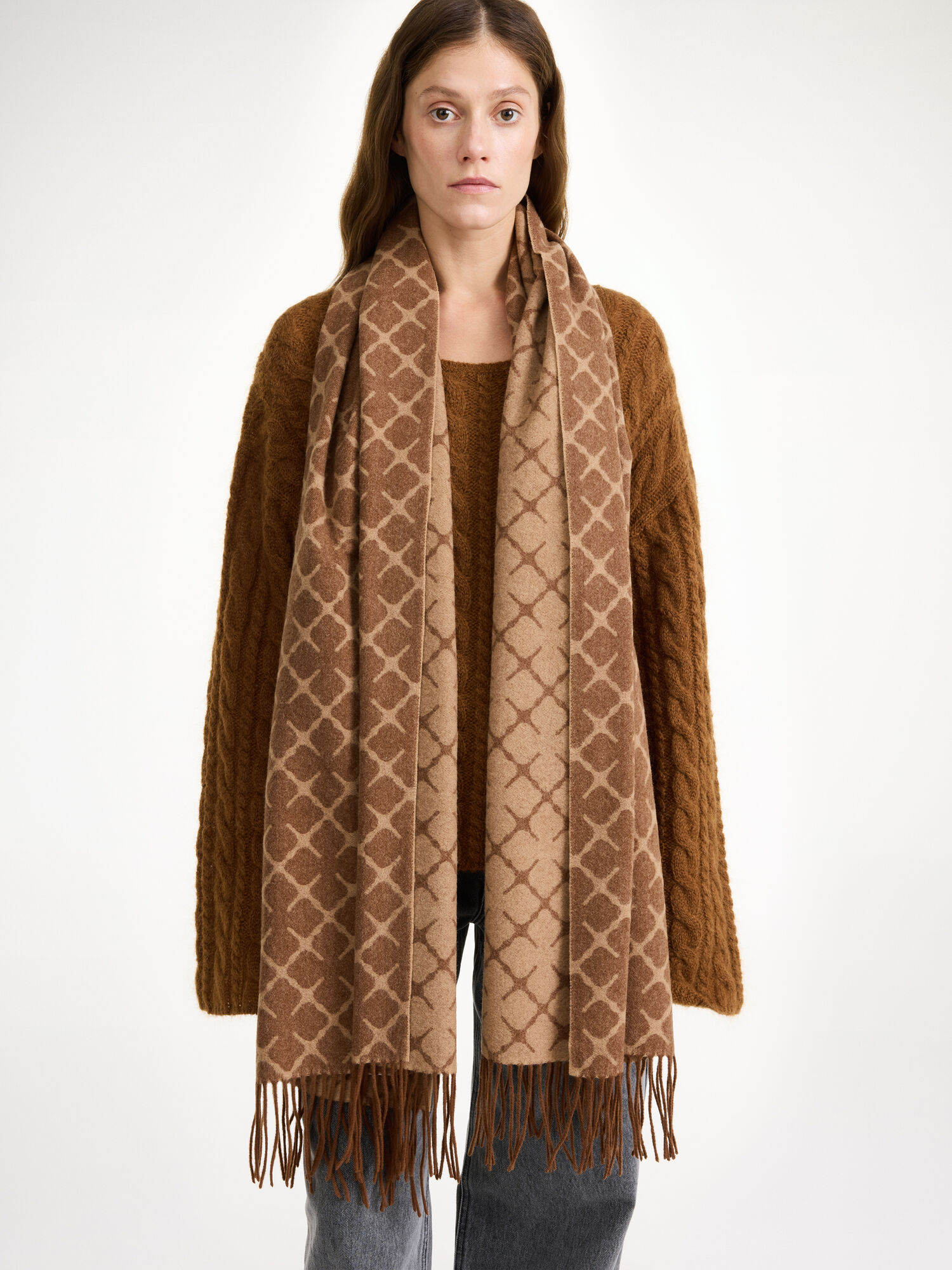 By Malene Birger Ortega Cashmere-blend Sjaals Bison | BE_BB73030