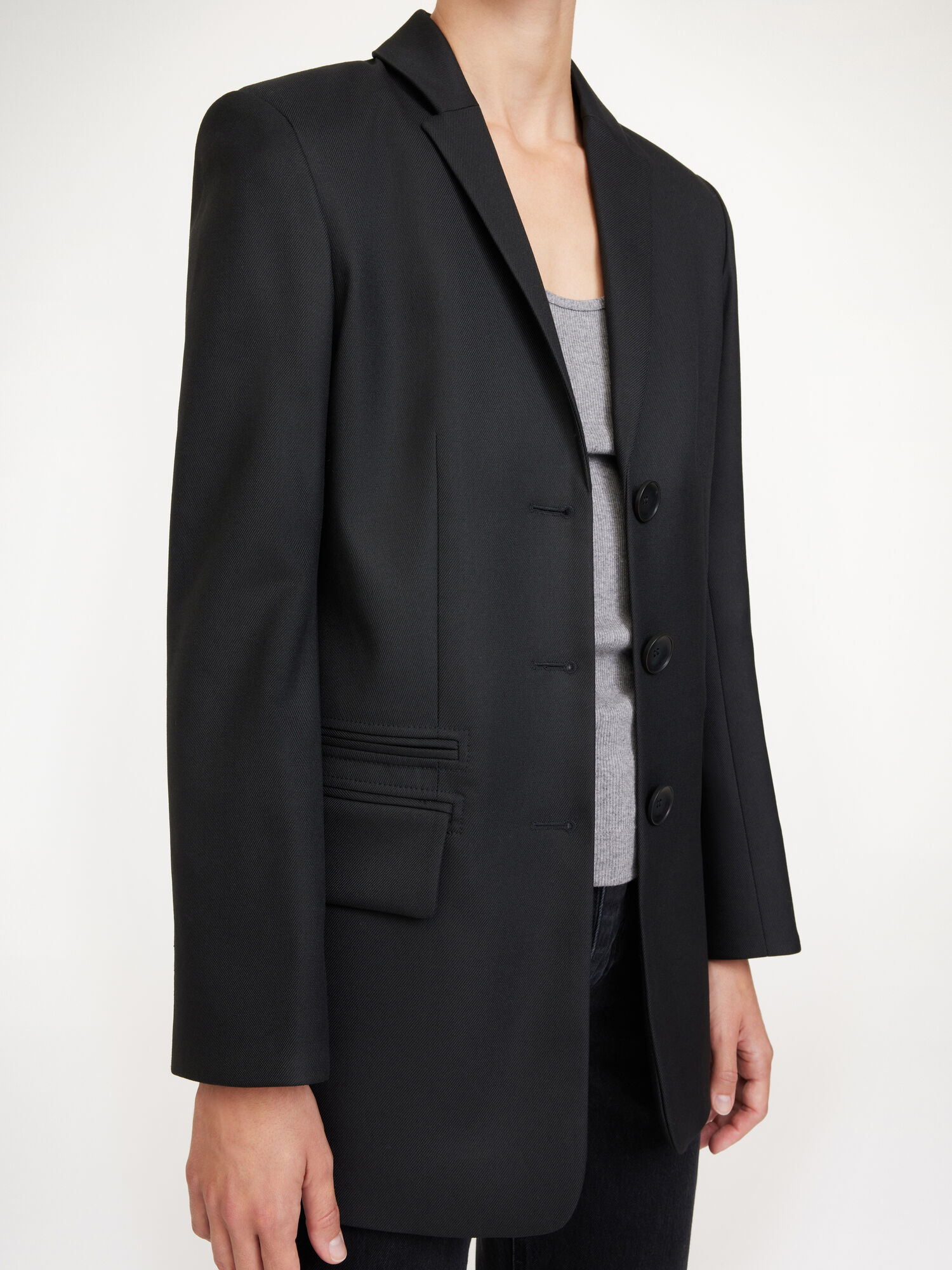 By Malene Birger Porter Blazer Zwart | BE_BB70703