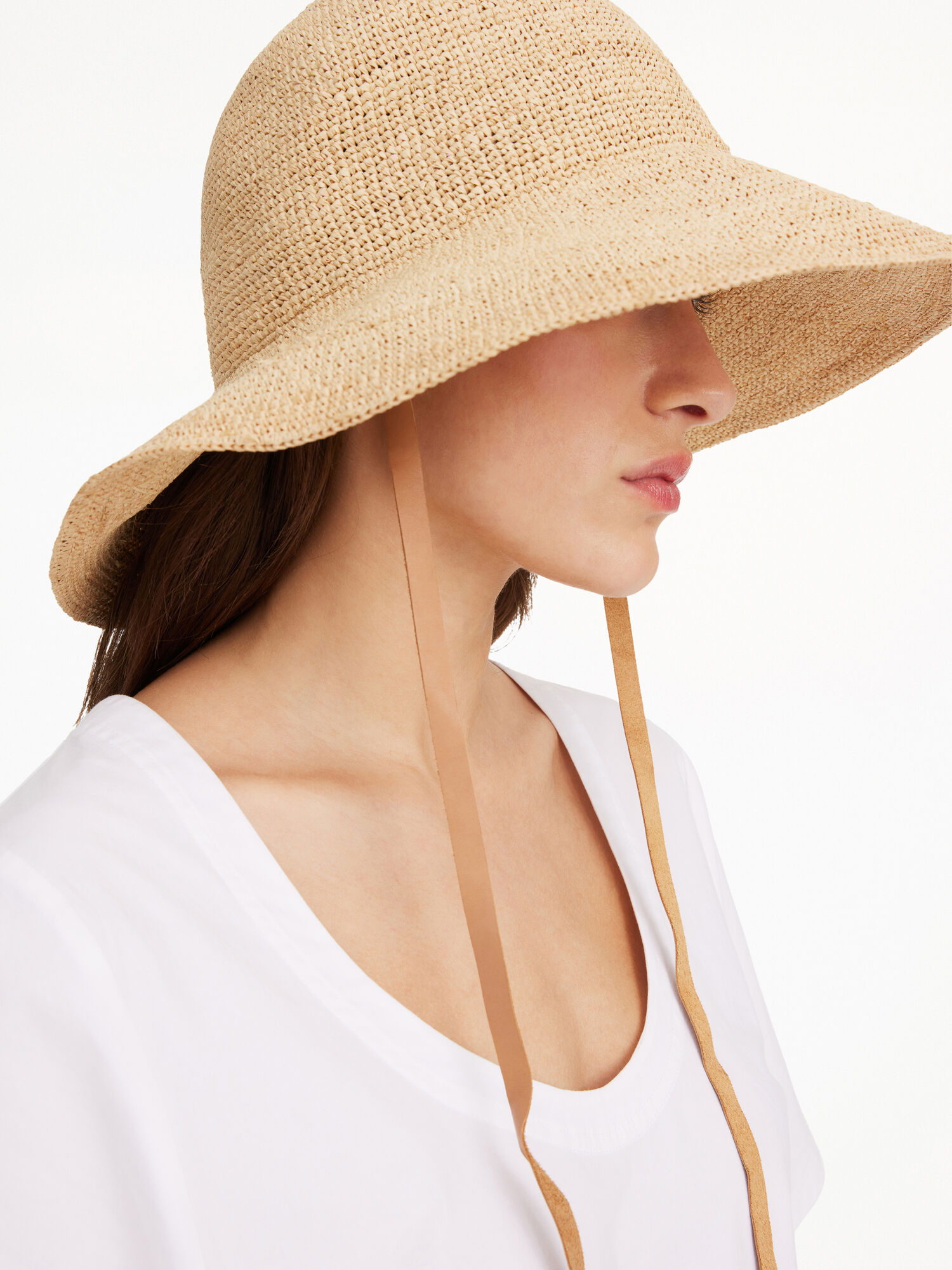 By Malene Birger Rafiah Straw Hat Andere Accessoires Licht | BE_BB18048