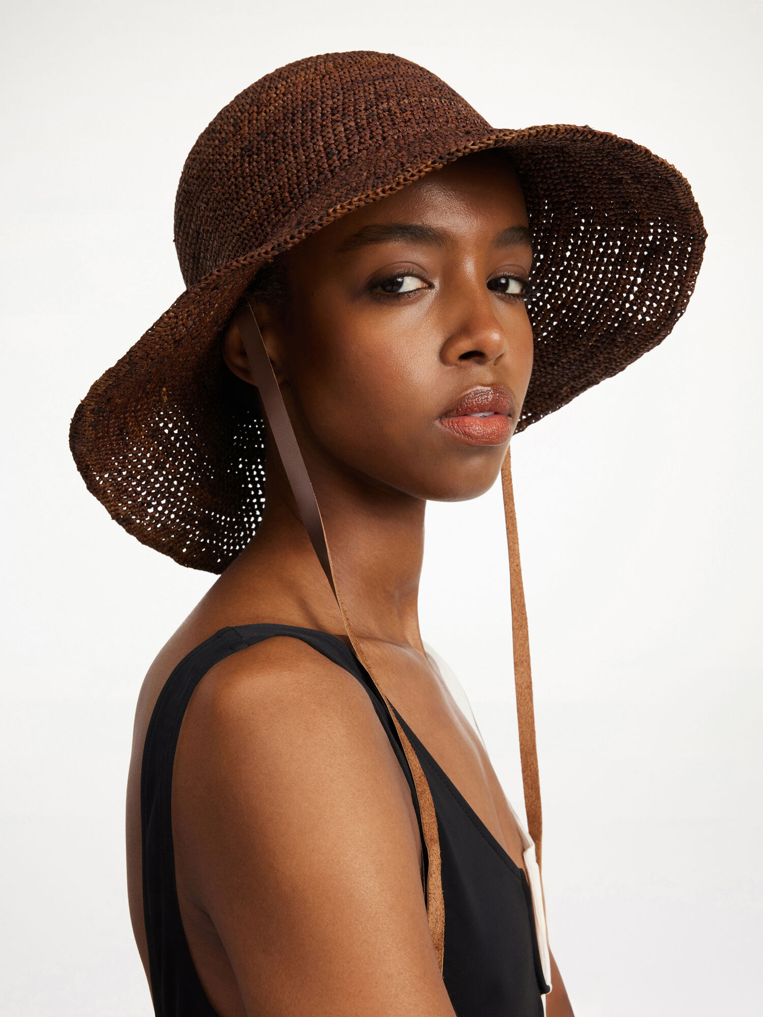 By Malene Birger Rafiah Straw Hat Andere Accessoires Bison | BE_BB44813