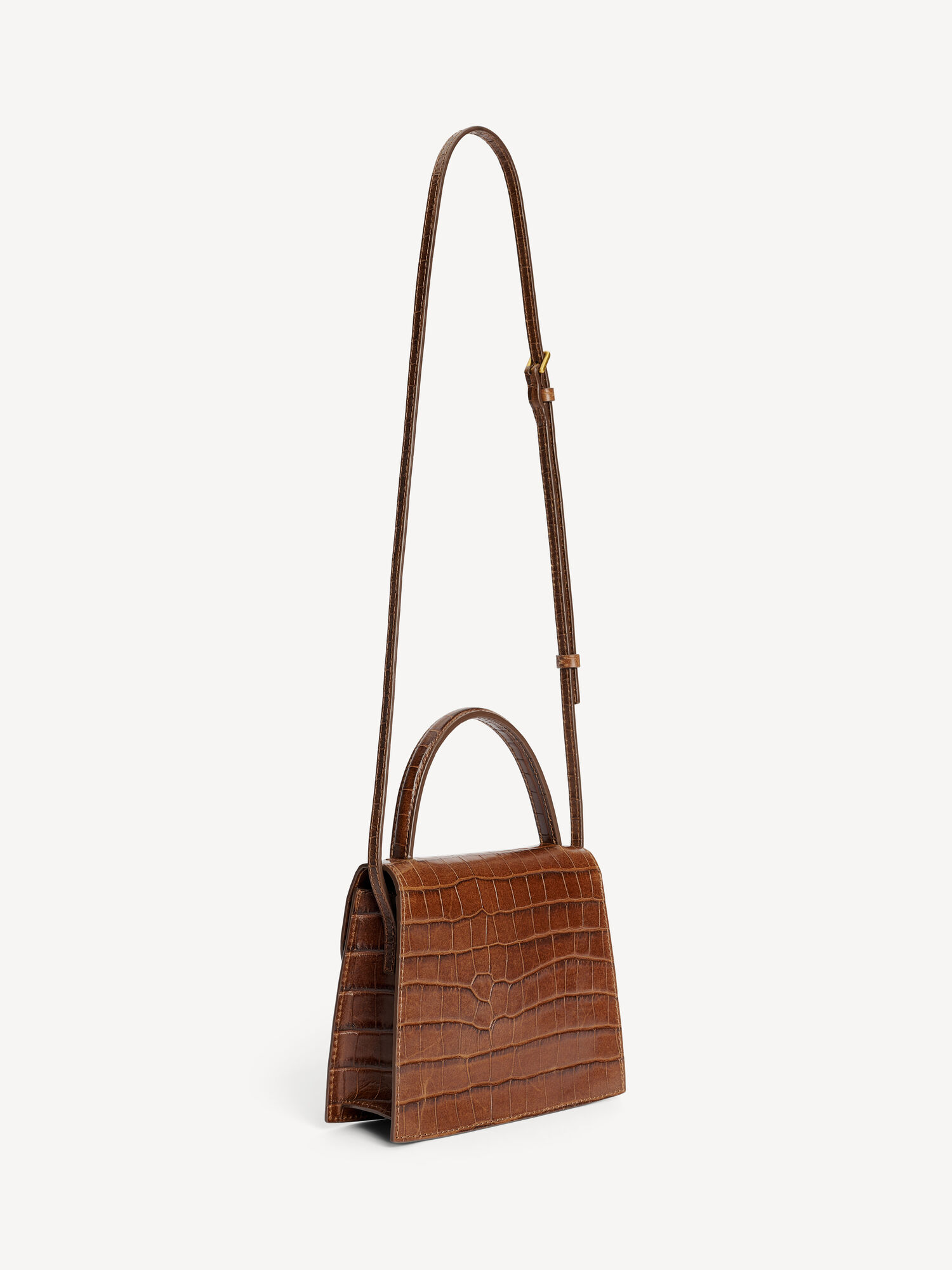 By Malene Birger Ramil Leather Shoulder Tassen Bison | BE_BB70404