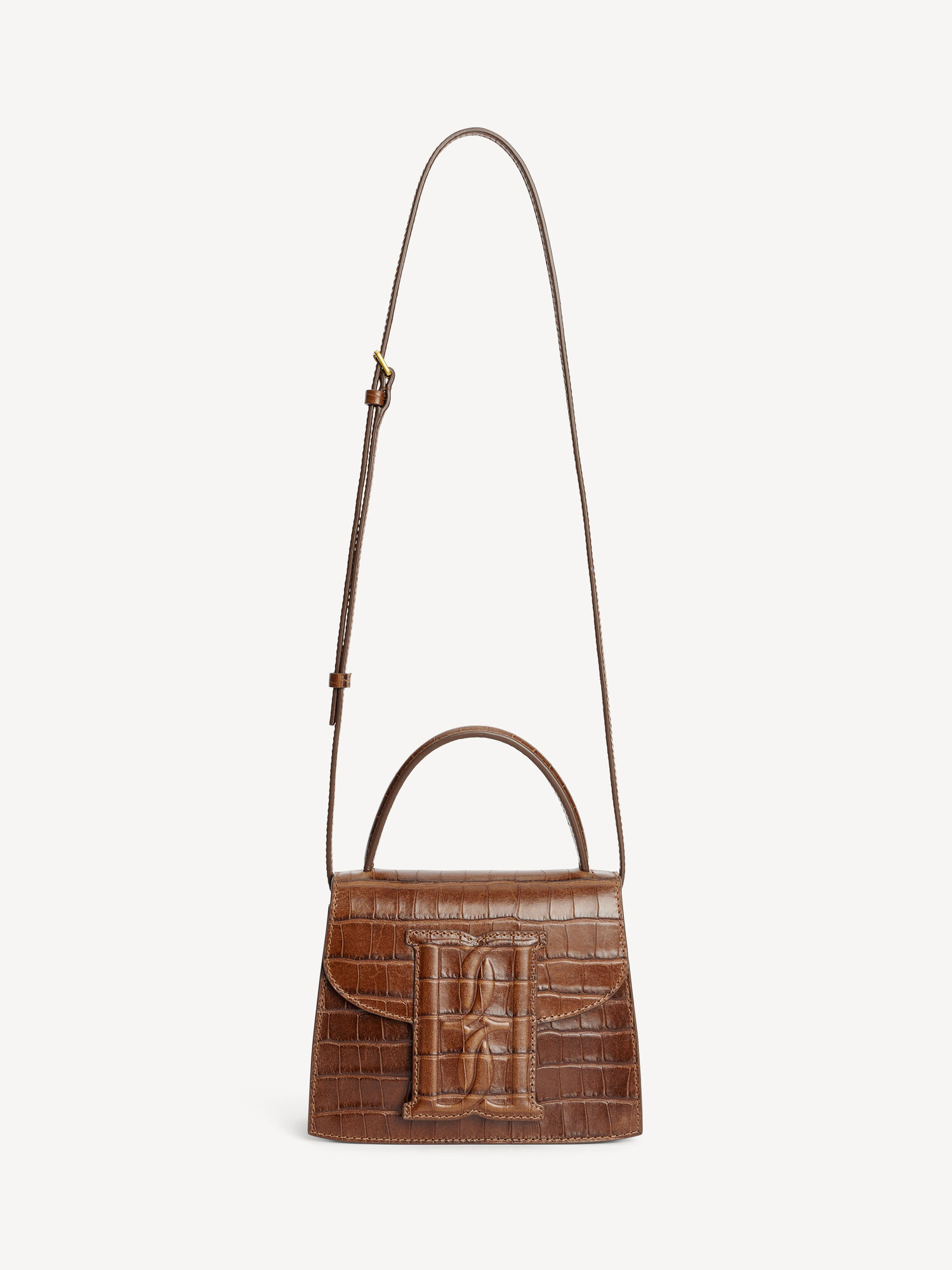 By Malene Birger Ramil Leather Shoulder Tassen Bison | BE_BB70404