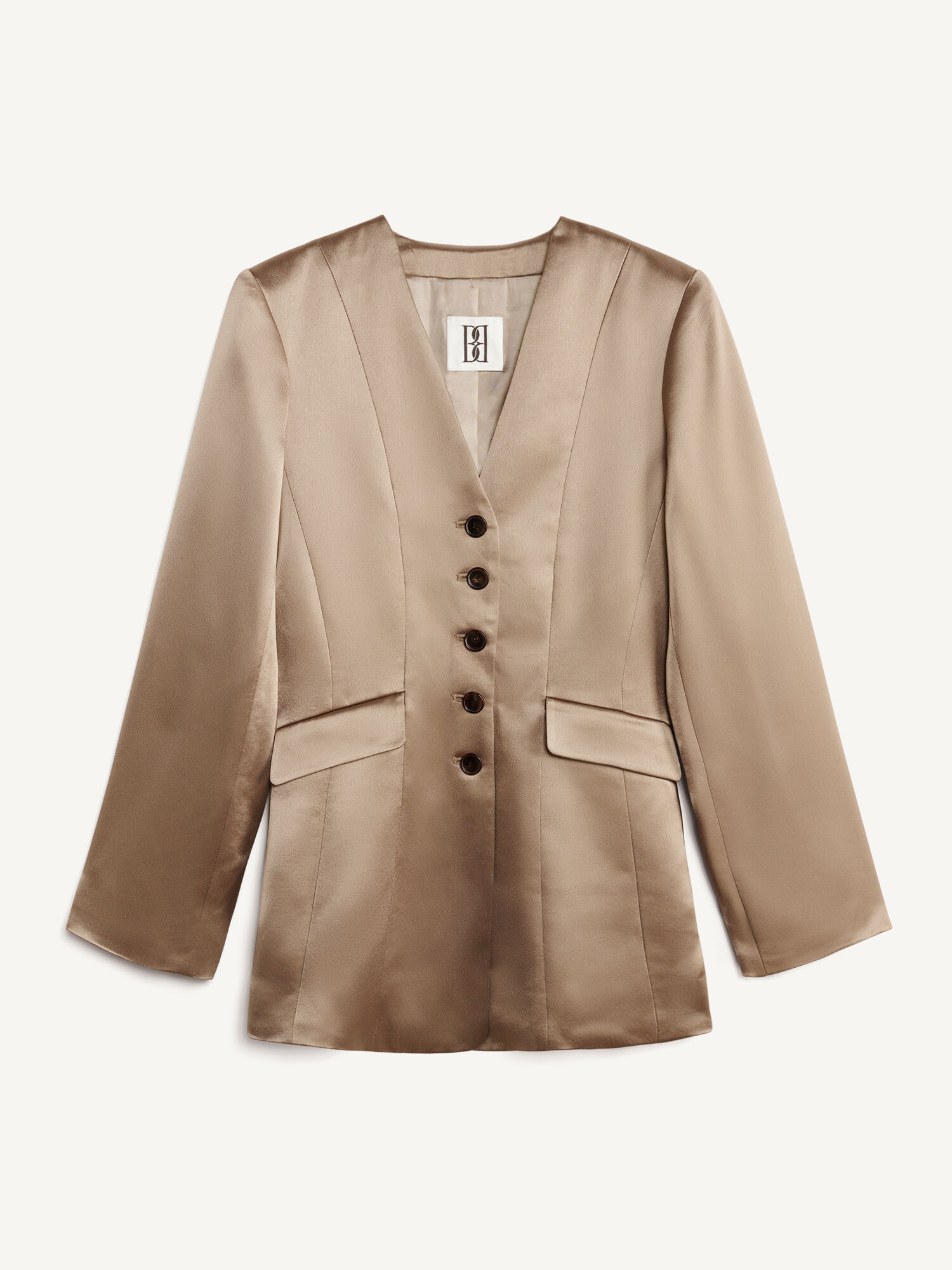 By Malene Birger Rinnah Single-breasted Blazer Shitake | BE_BB63784