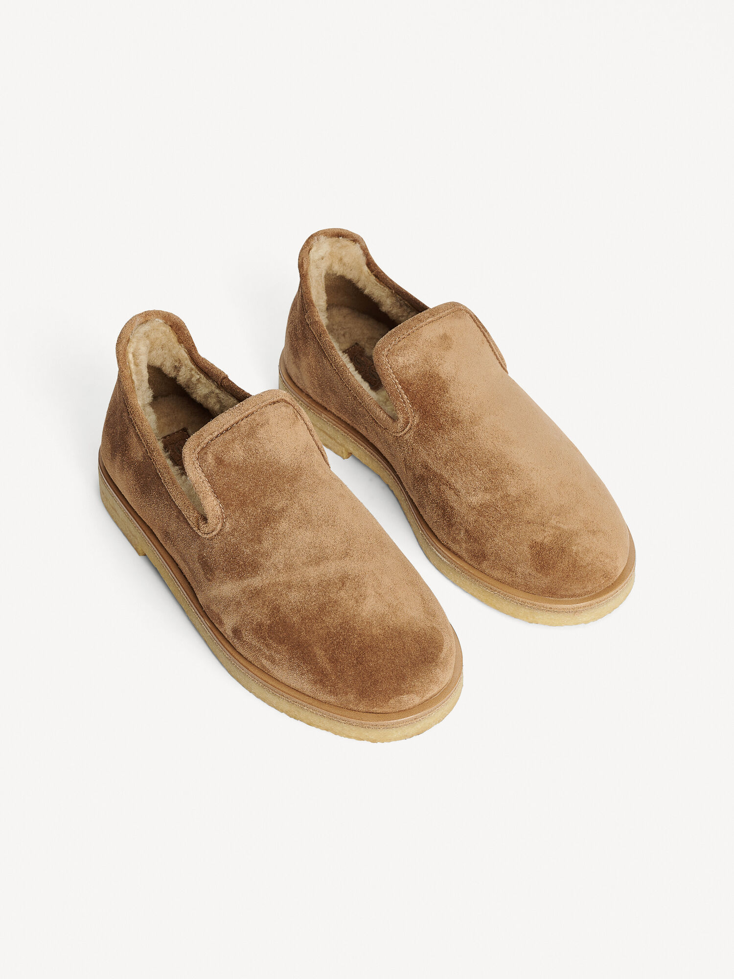 By Malene Birger Romine Suede Slippers Schoenen Bruin | BE_BB36402