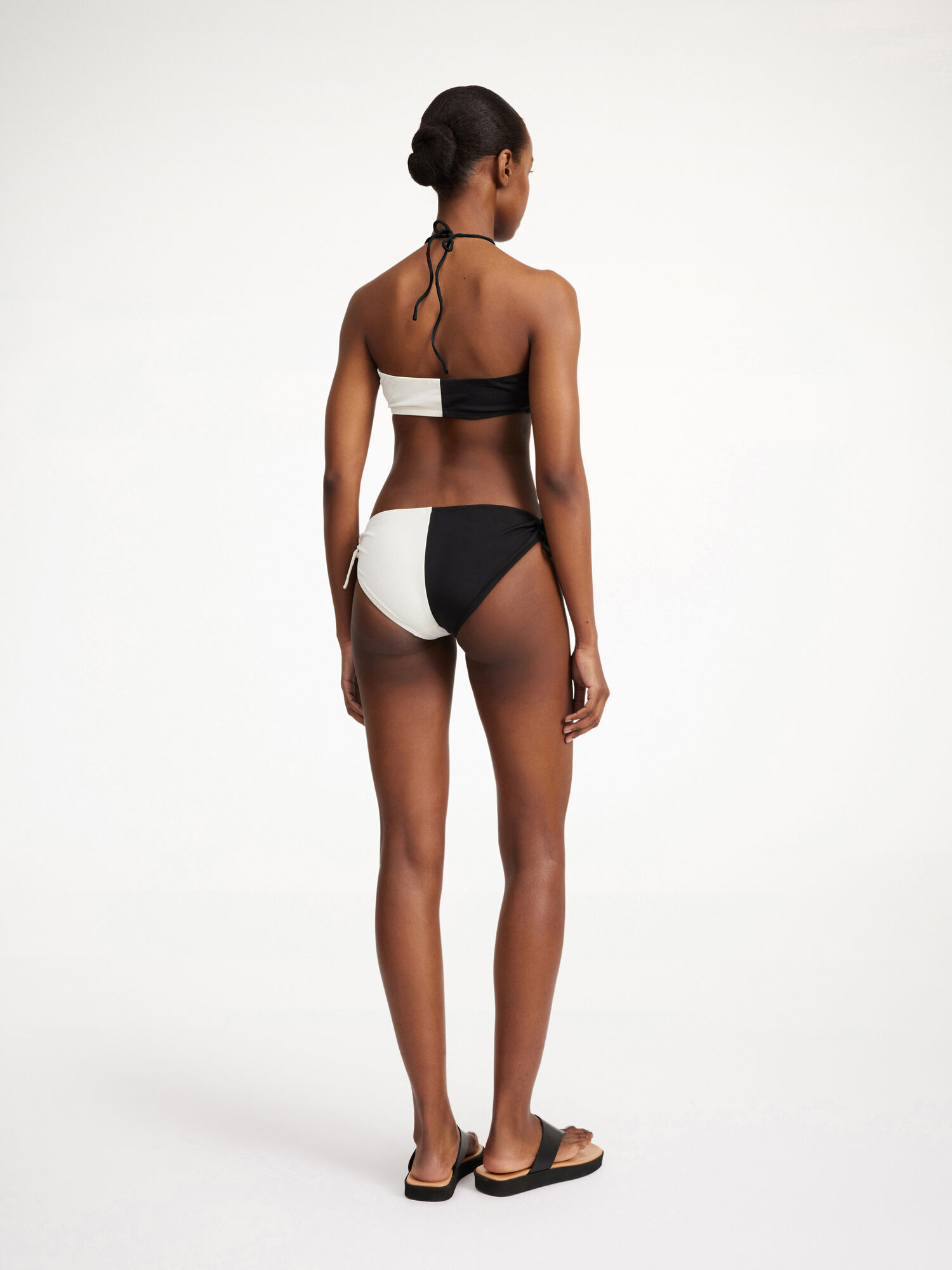 By Malene Birger Seabay Low Bikini Bottoms Zwemkleding Zwart Wit | BE_BB18445