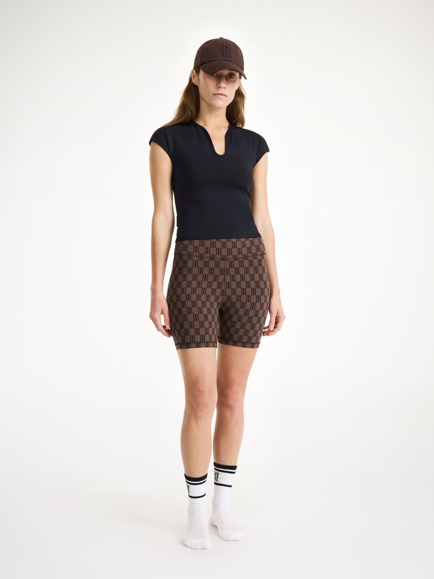 By Malene Birger Siola Atheletic Shorts Athleisure Wear Donker | BE_BB36456