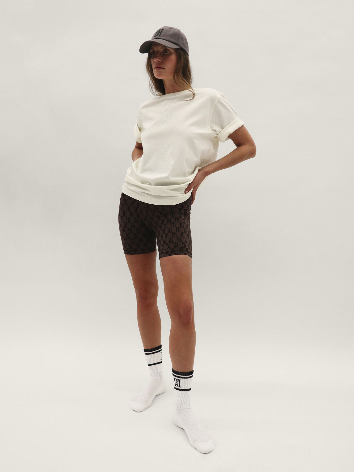 By Malene Birger Siola Atheletic Shorts Athleisure Wear Donker | BE_BB36456