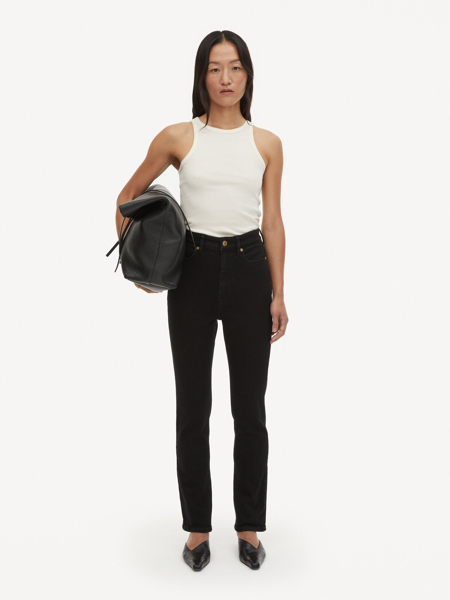 By Malene Birger Stellen Jeans Zwart | BE_BB89083