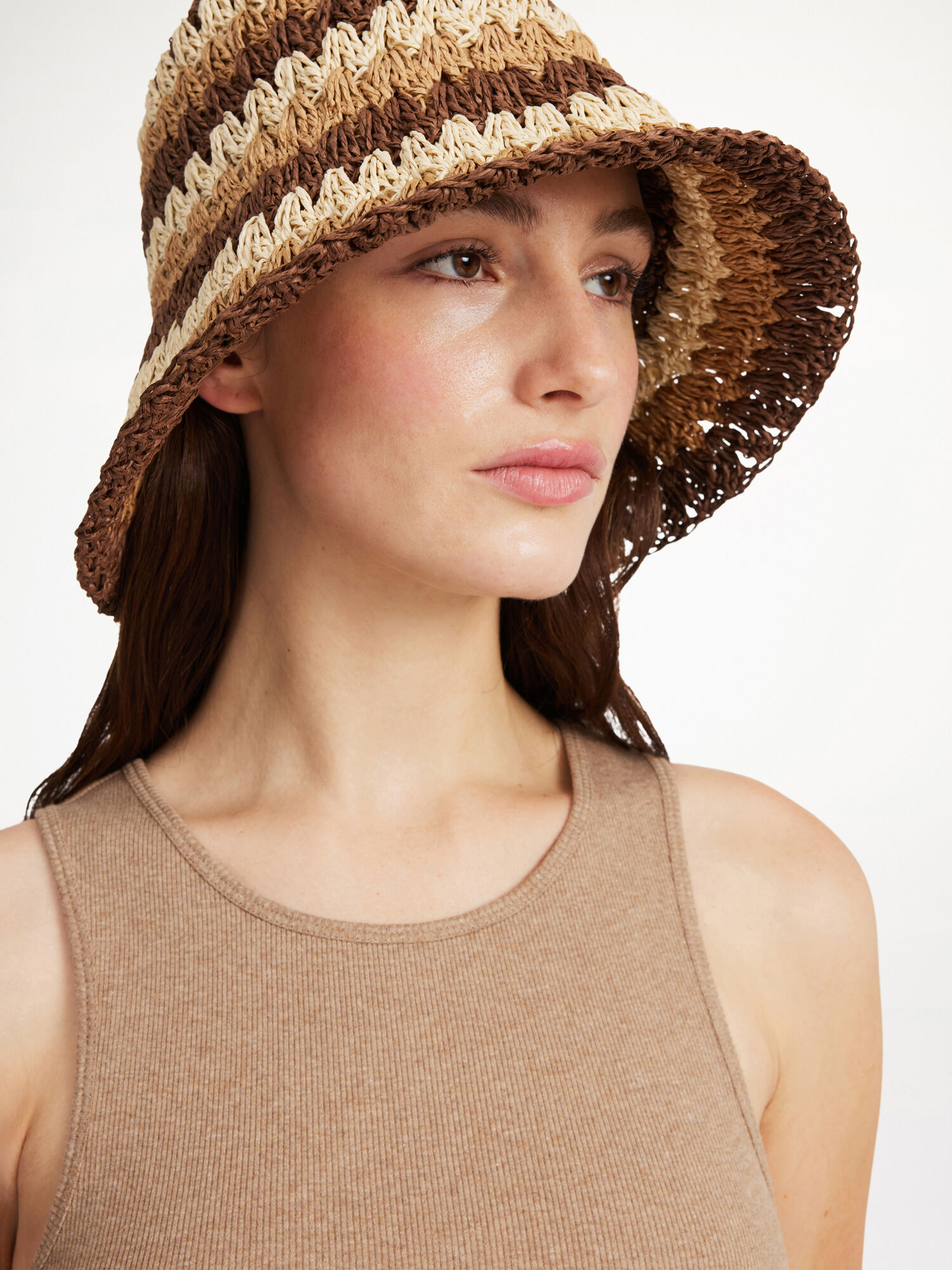 By Malene Birger Strawie Hat Andere Accessoires Koffie | BE_BB64590