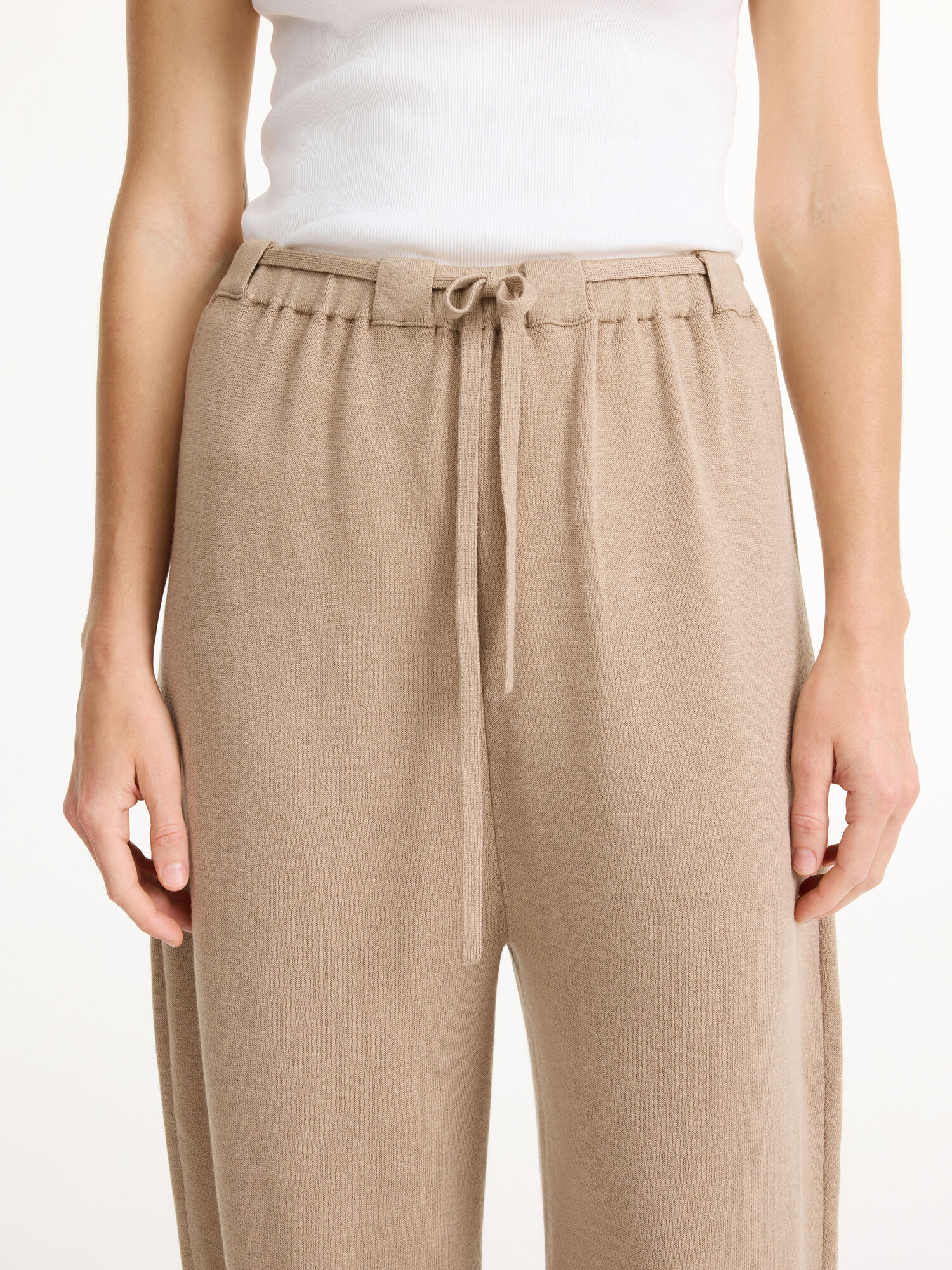 By Malene Birger Tevana High-waisted Trousers Gebreide Kleding Nomad | BE_BB90854