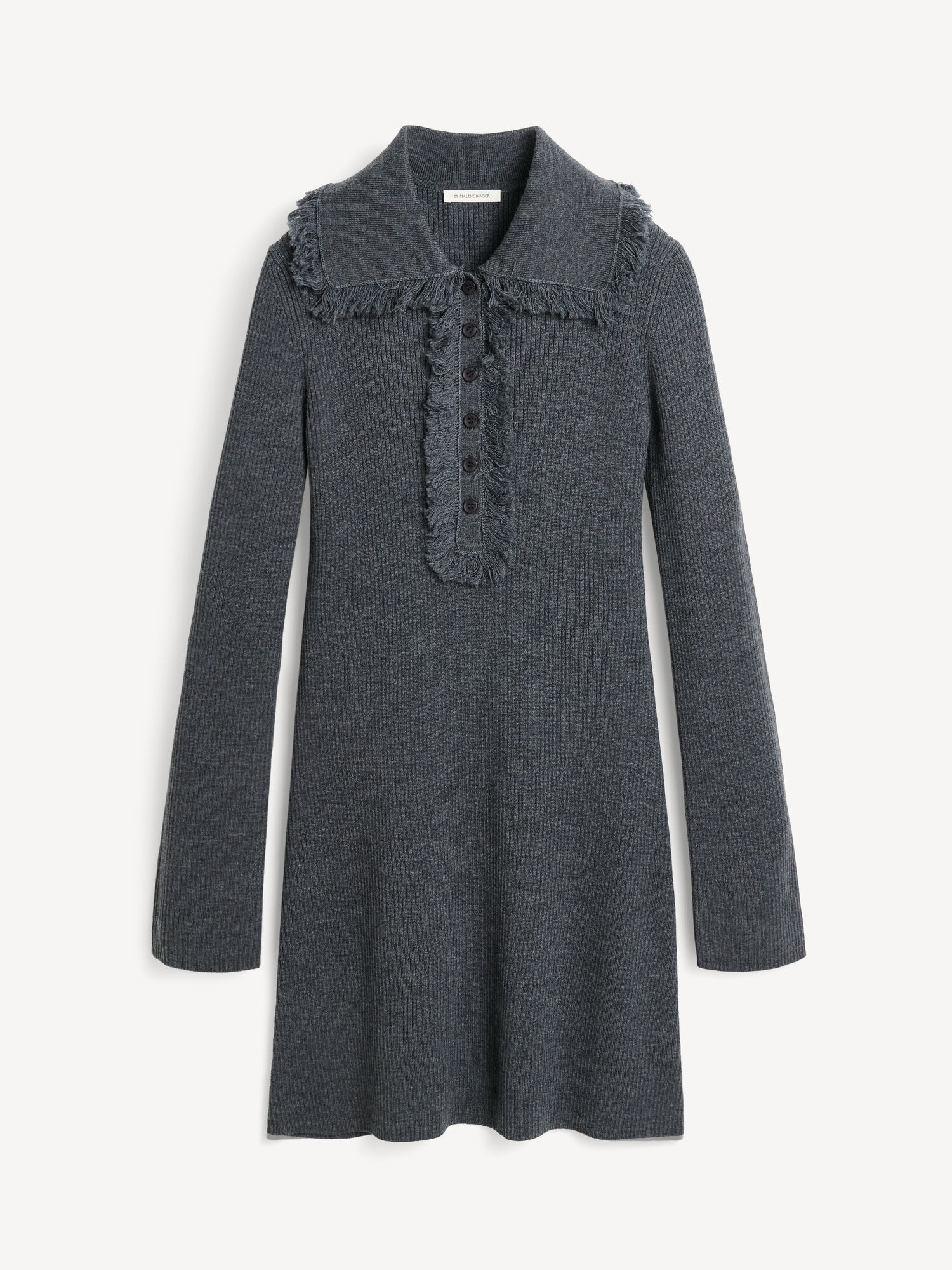 By Malene Birger Tonai Merino Wool Dress Gebreide Kleding Grijs | BE_BB40487