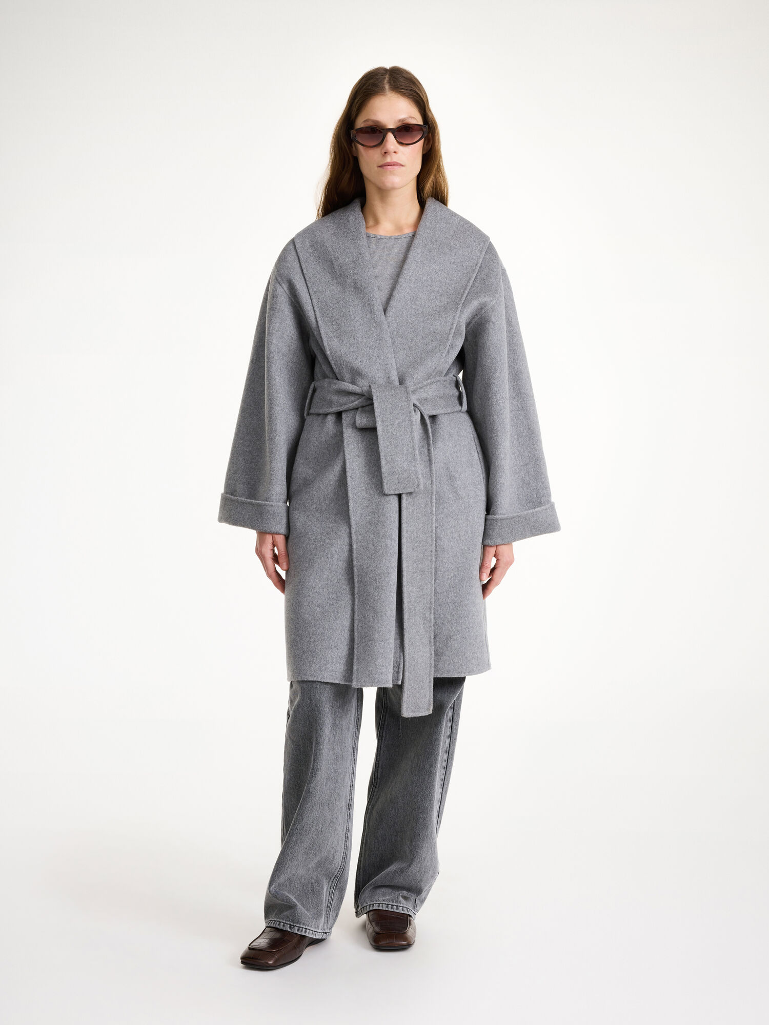 By Malene Birger Trullas Wool Jassen Grijs | BE_BB70765