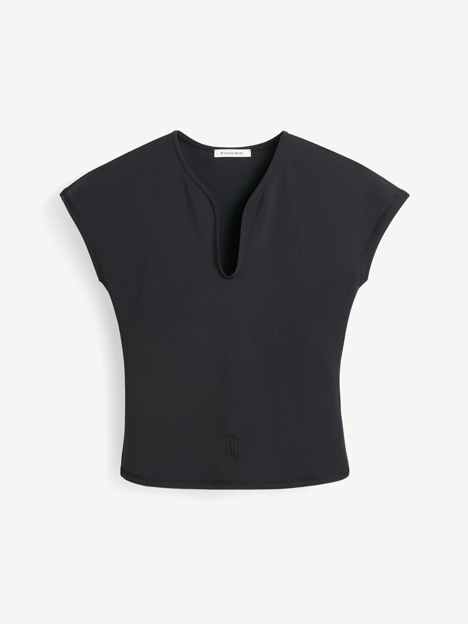 By Malene Birger Venazia Athletic Top Athleisure Wear Zwart | BE_BB99805