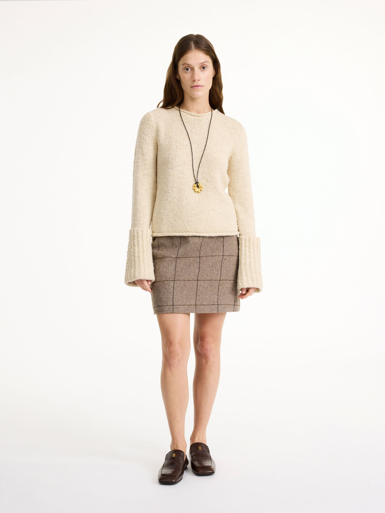 By Malene Birger Vestlinge Mini Rokken Autumn check | BE_BB78071