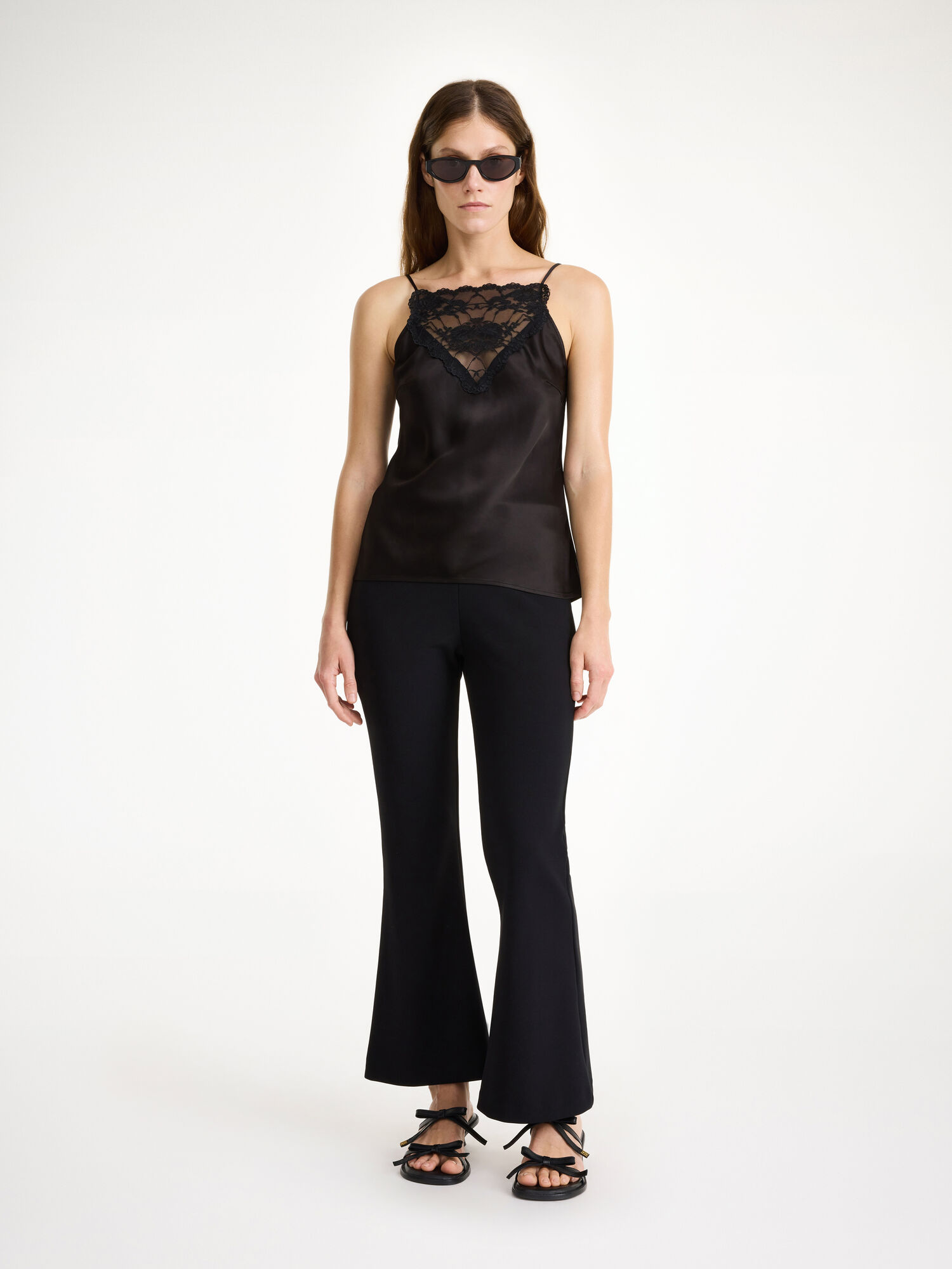 By Malene Birger Vilanna High-waist Broek Zwart | BE_BB84376