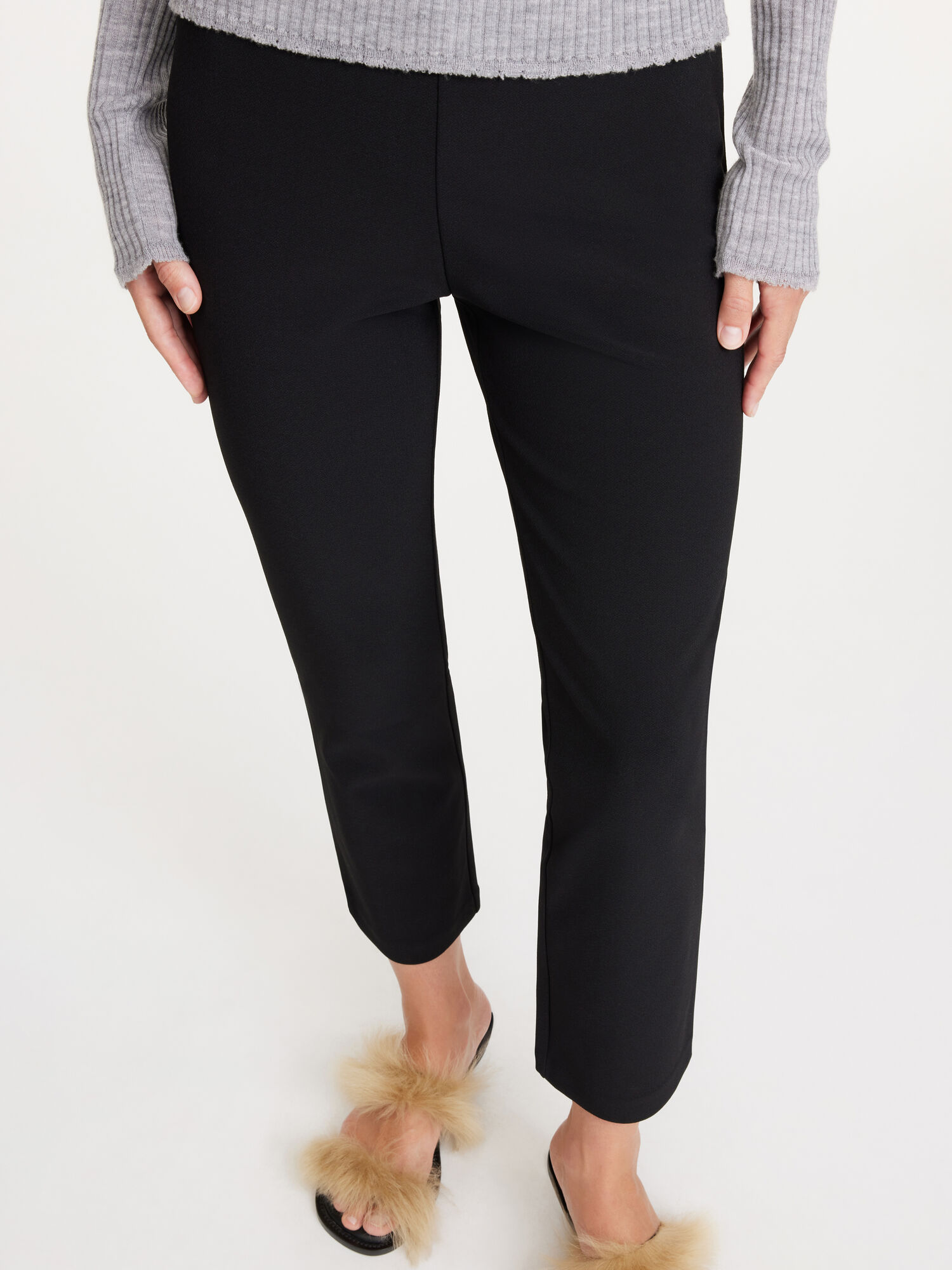 By Malene Birger Vilea Cropped Broek Zwart | BE_BB32918