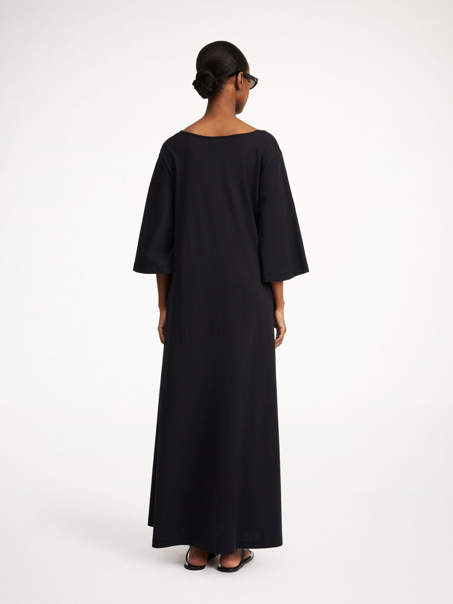 By Malene Birger Yalia Maxi Jurk Zwart | BE_BB18601